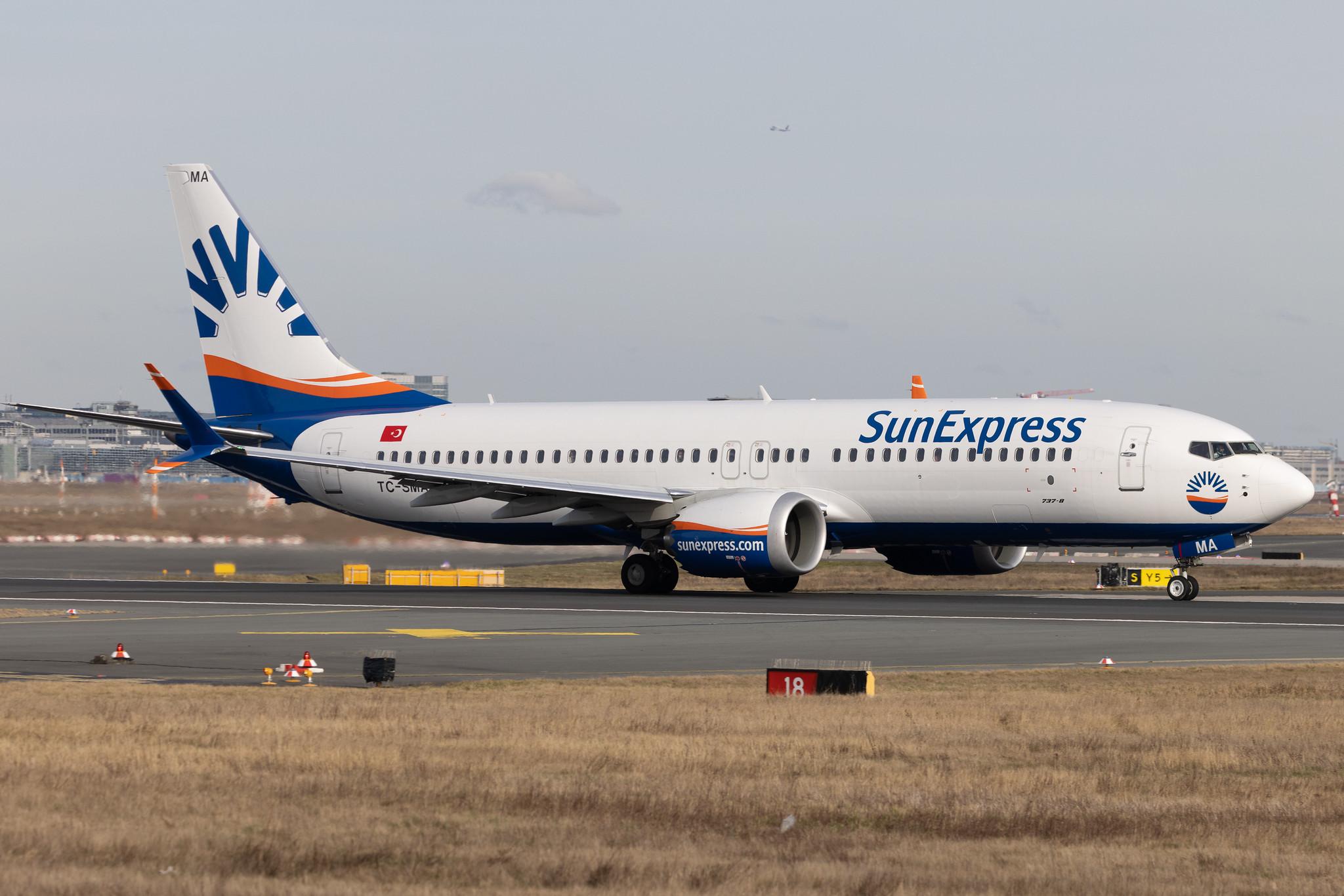 Frankfurt Airport: SunExpress (XQ / SXS) | Boeing 737 MAX 8 B38M | TC-SMA | MSN 63603