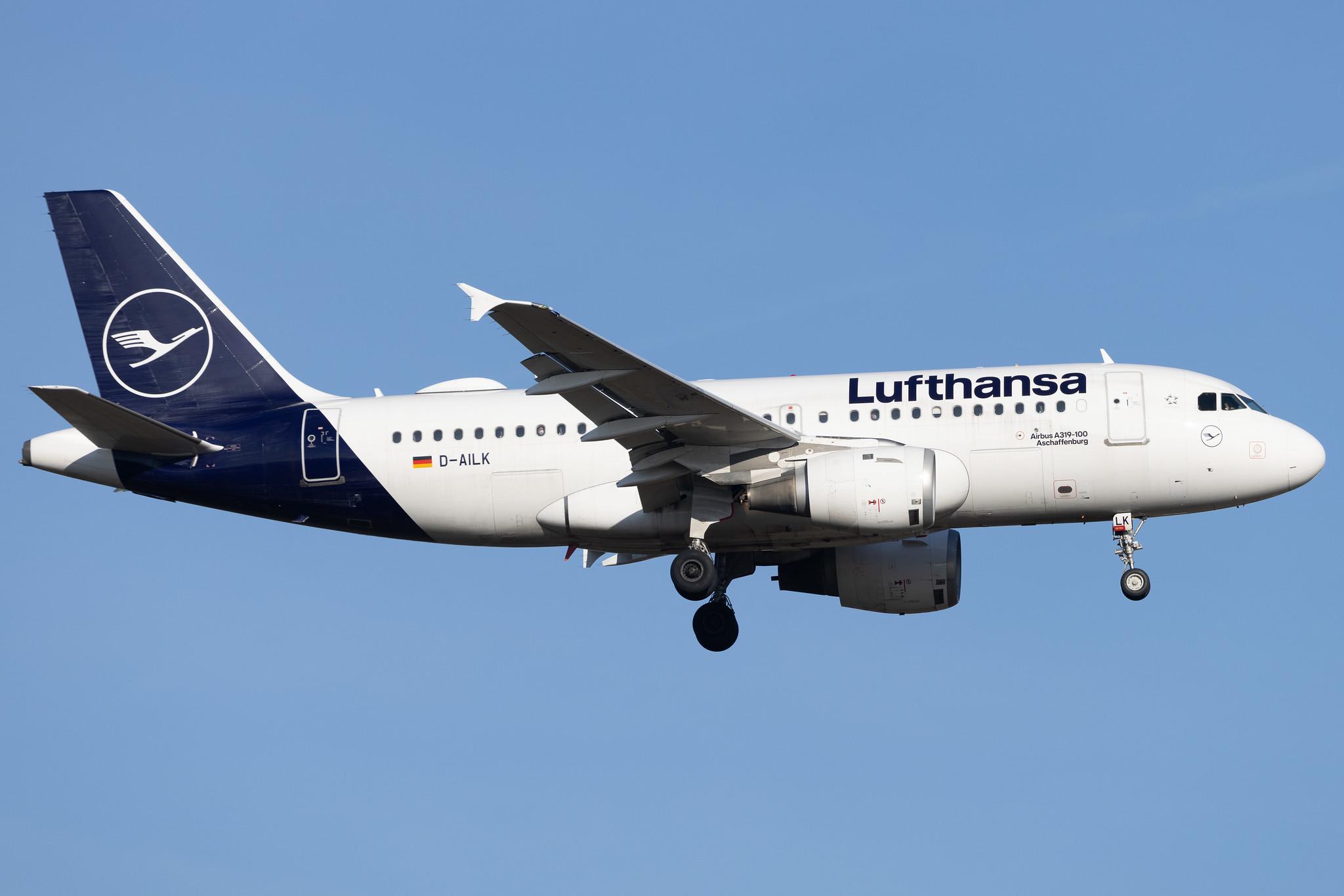 Frankfurt Airport: Lufthansa (LH / DLH) | Airbus A319-114 A319 | D-AILK | MSN 0679