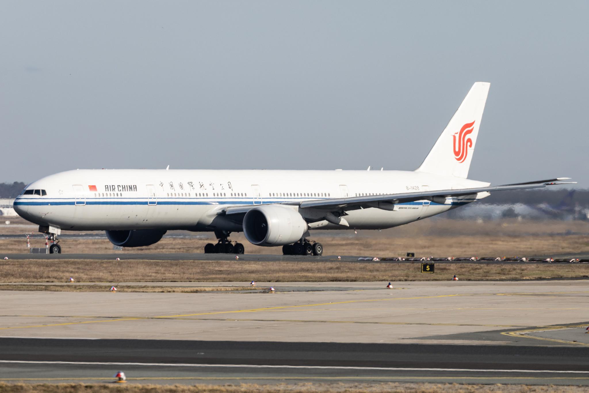 Frankfurt Airport: Air China (CA / CCA) | Boeing 777-39L(ER) B77W | B-1428 | MSN 63355