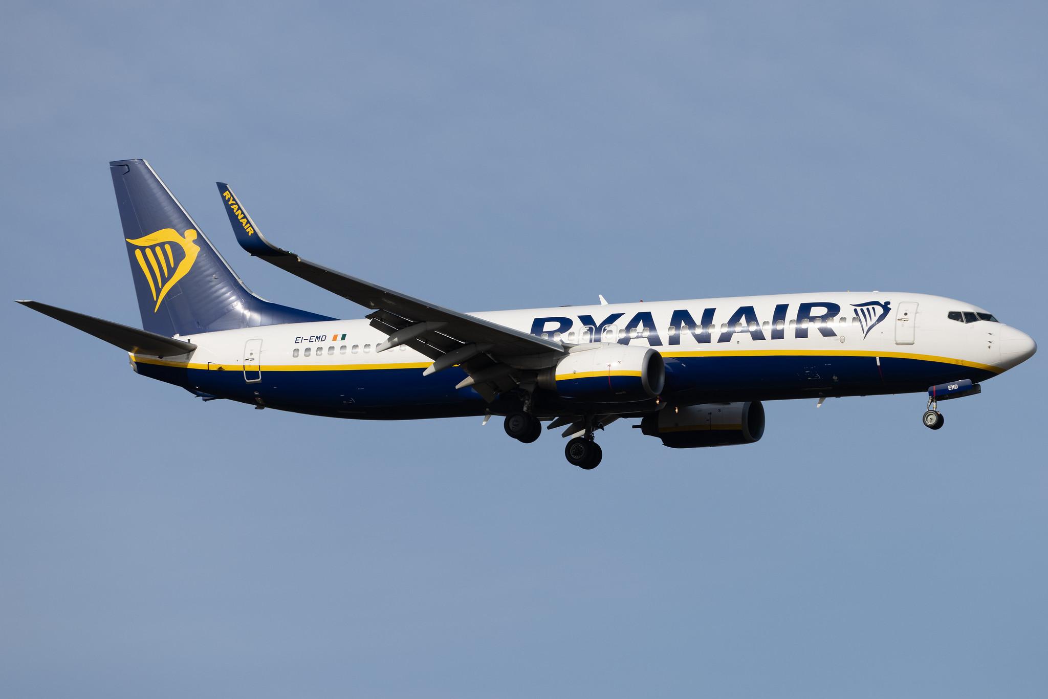 Frankfurt Airport: Ryanair (FR / RYR) | Boeing 737-8AS B738 | EI-EMD | MSN 38509