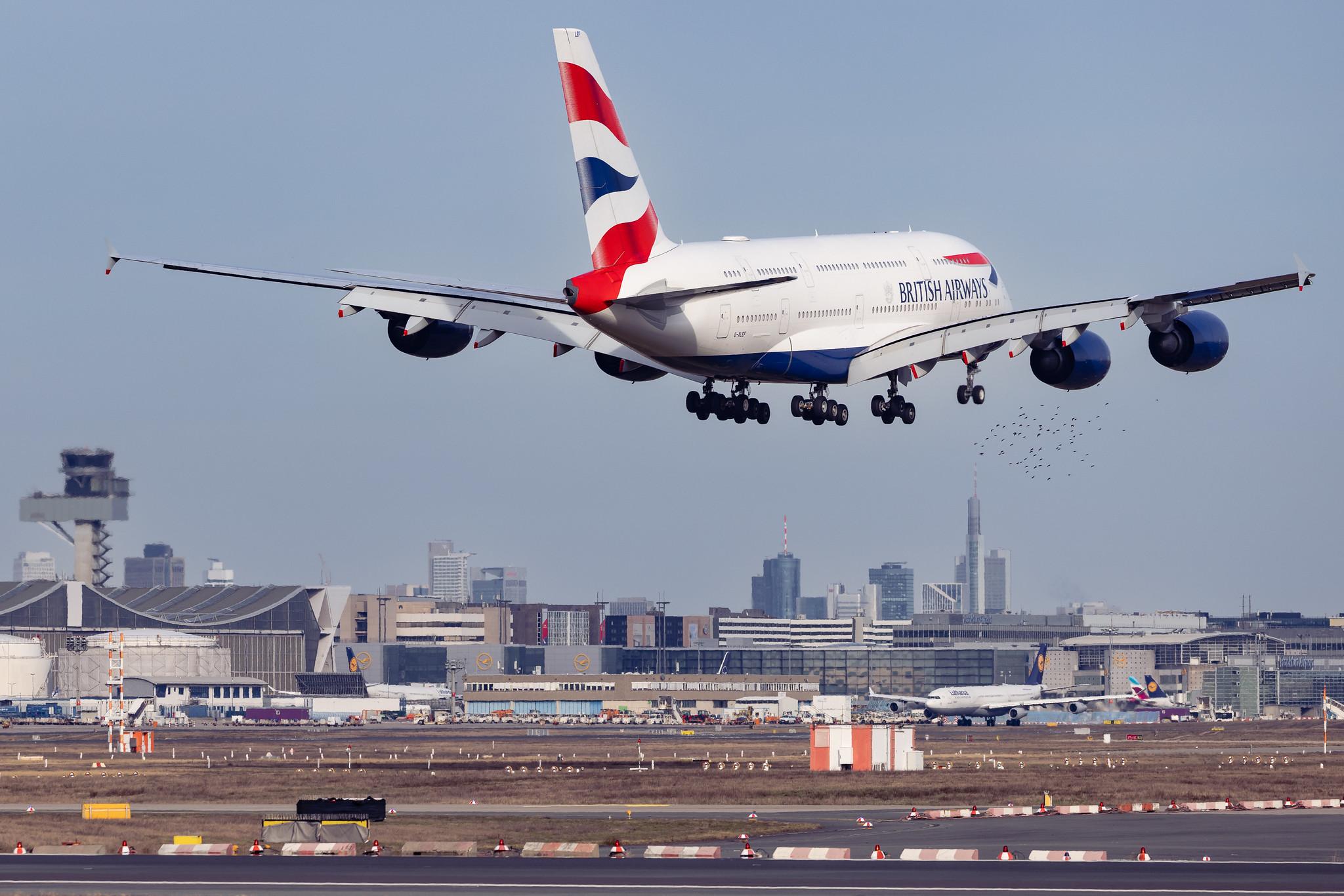 Frankfurt Airport: British Airways (BA / BAW) | Airbus A380-841 A388 | G-XLEF | MSN 151
