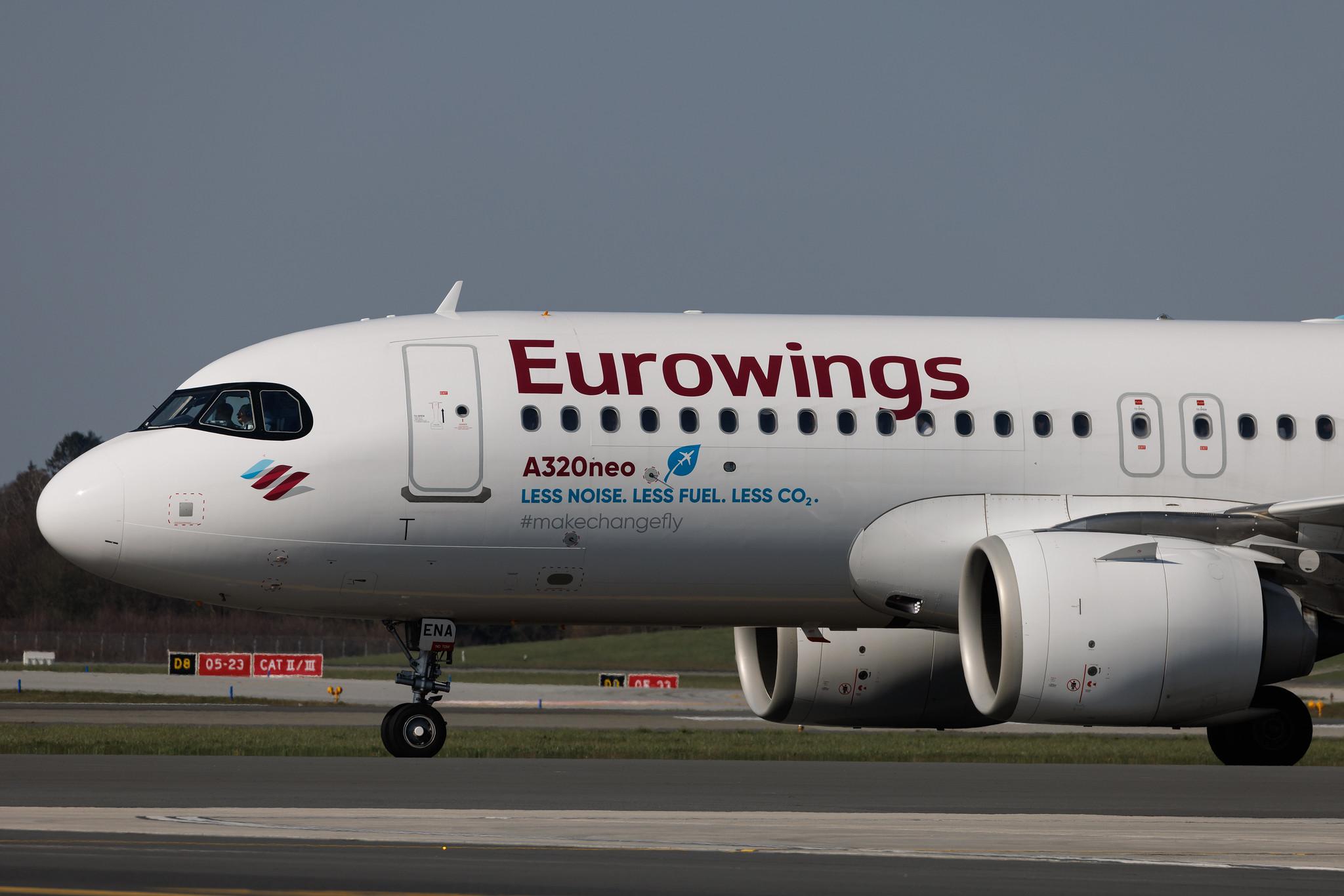 Hamburg Airport: Eurowings (EW / EWG) | Airbus A320-251N A20N | D-AENA | MSN 10758