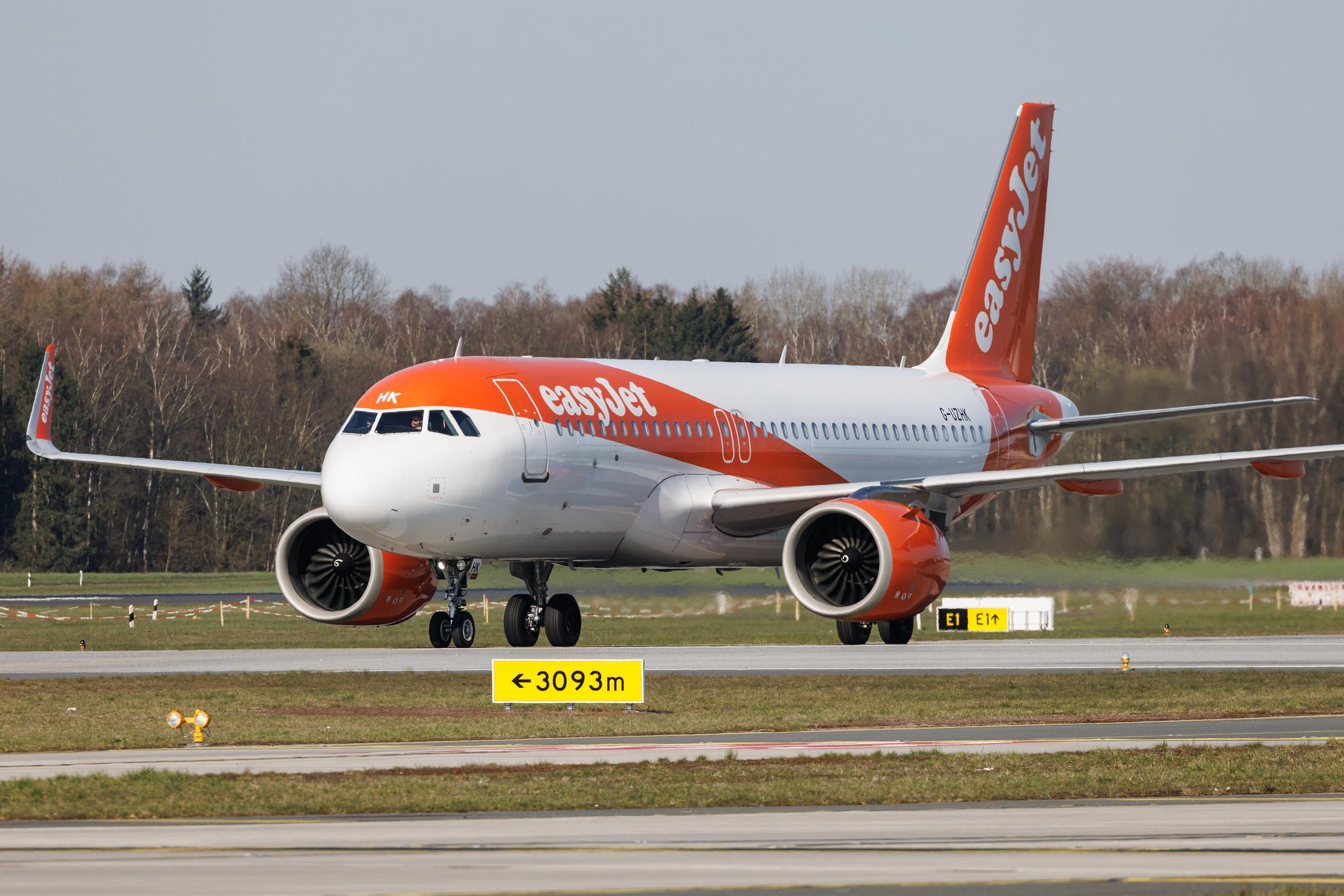 Hamburg Airport: easyJet (U2 / EZY) | Airbus A320-251N A20N | G-UZHK | MSN 08356