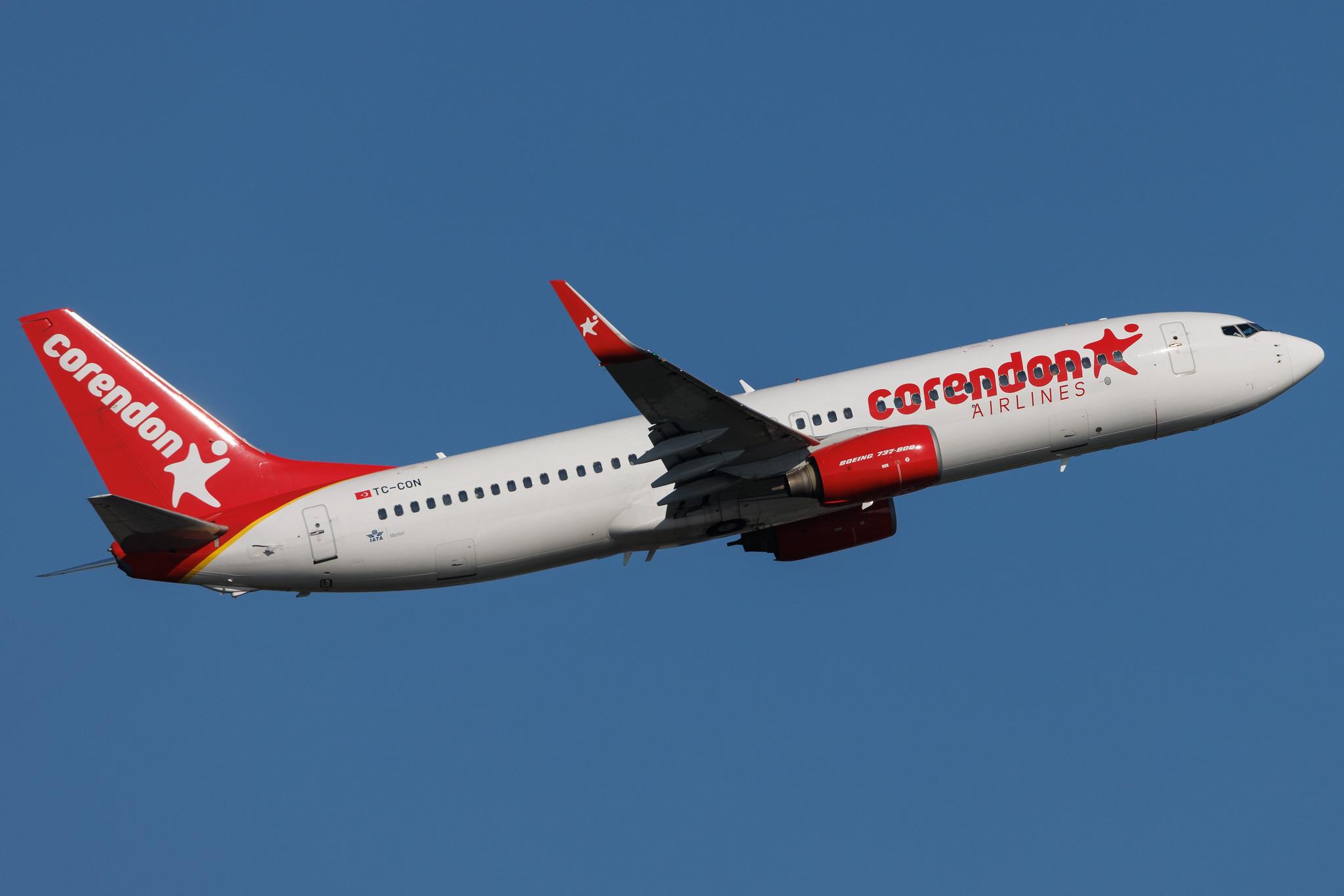 Hamburg Airport: Corendon Airlines (XC / CAI) |  Boeing 737-81D B738 | TC-CON | MSN 39412