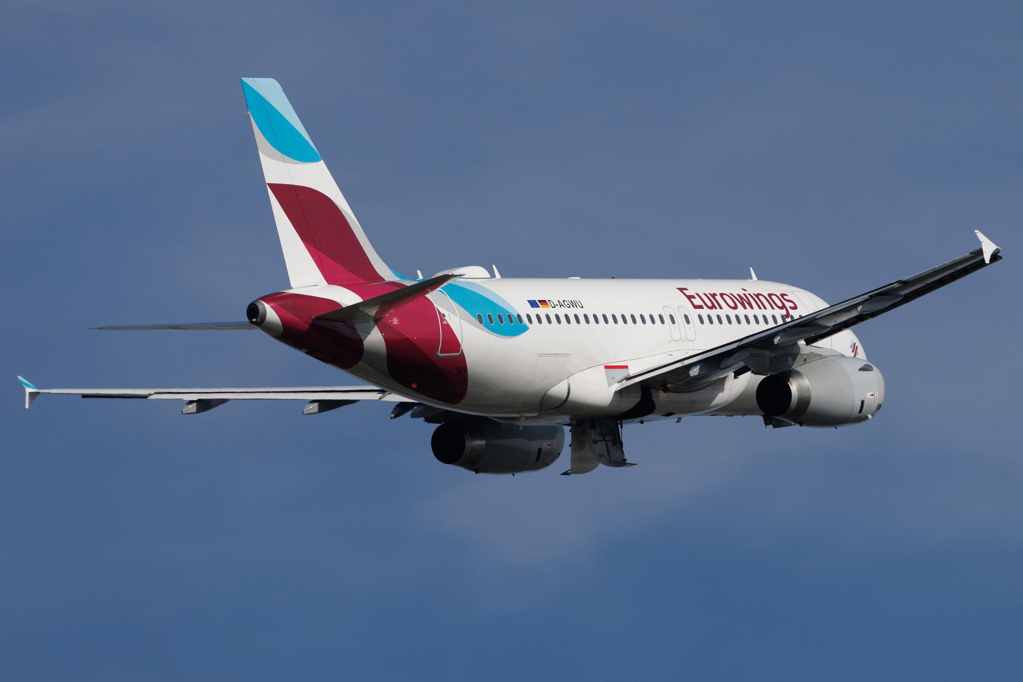 Hamburg Airport: Eurowings (EW / EWG) | Airbus A319-132 A319 | D-AGWU | MSN 5457