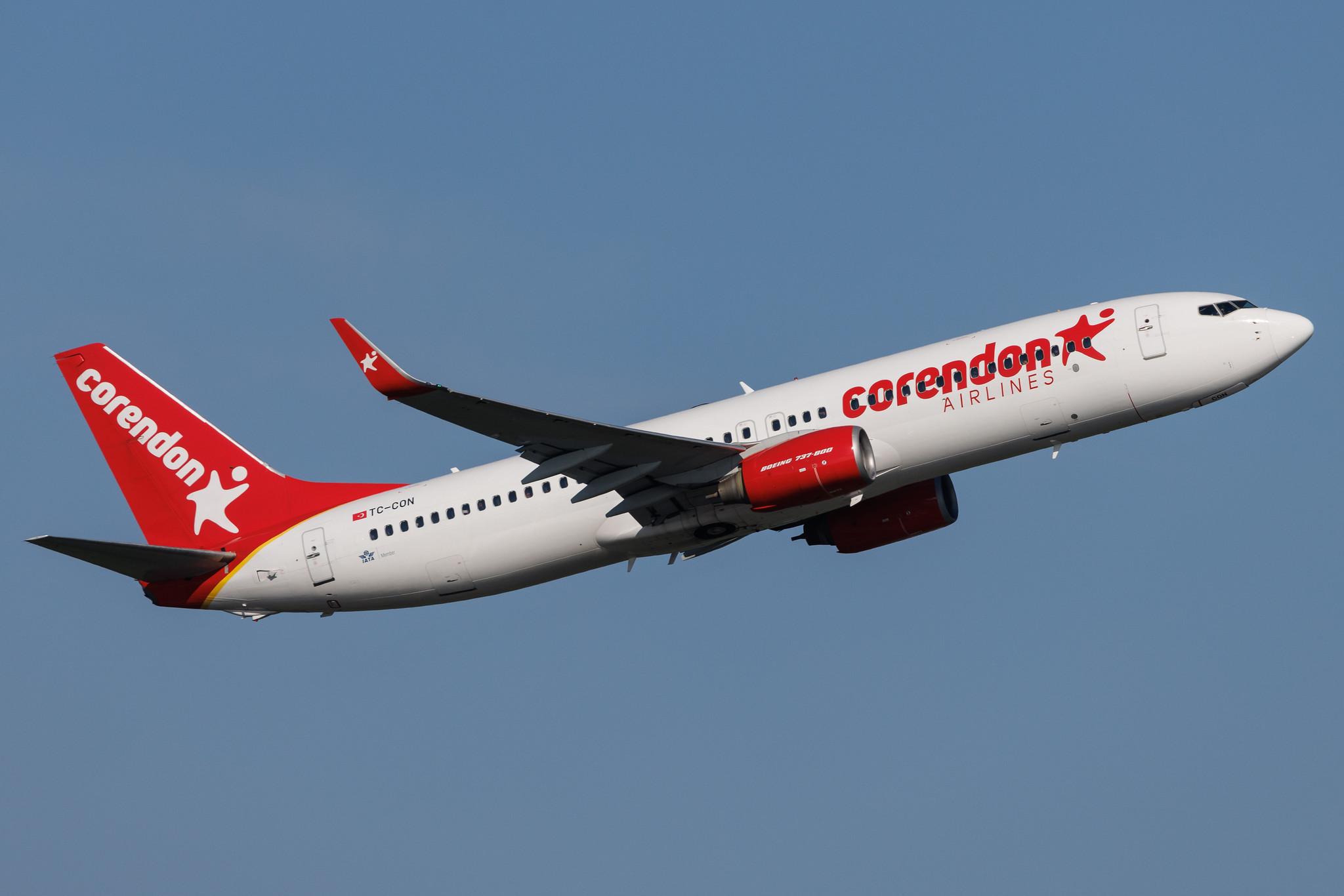 Hamburg Airport: Corendon Airlines (XC / CAI) |  Boeing 737-81D B738 | TC-CON | MSN 39412