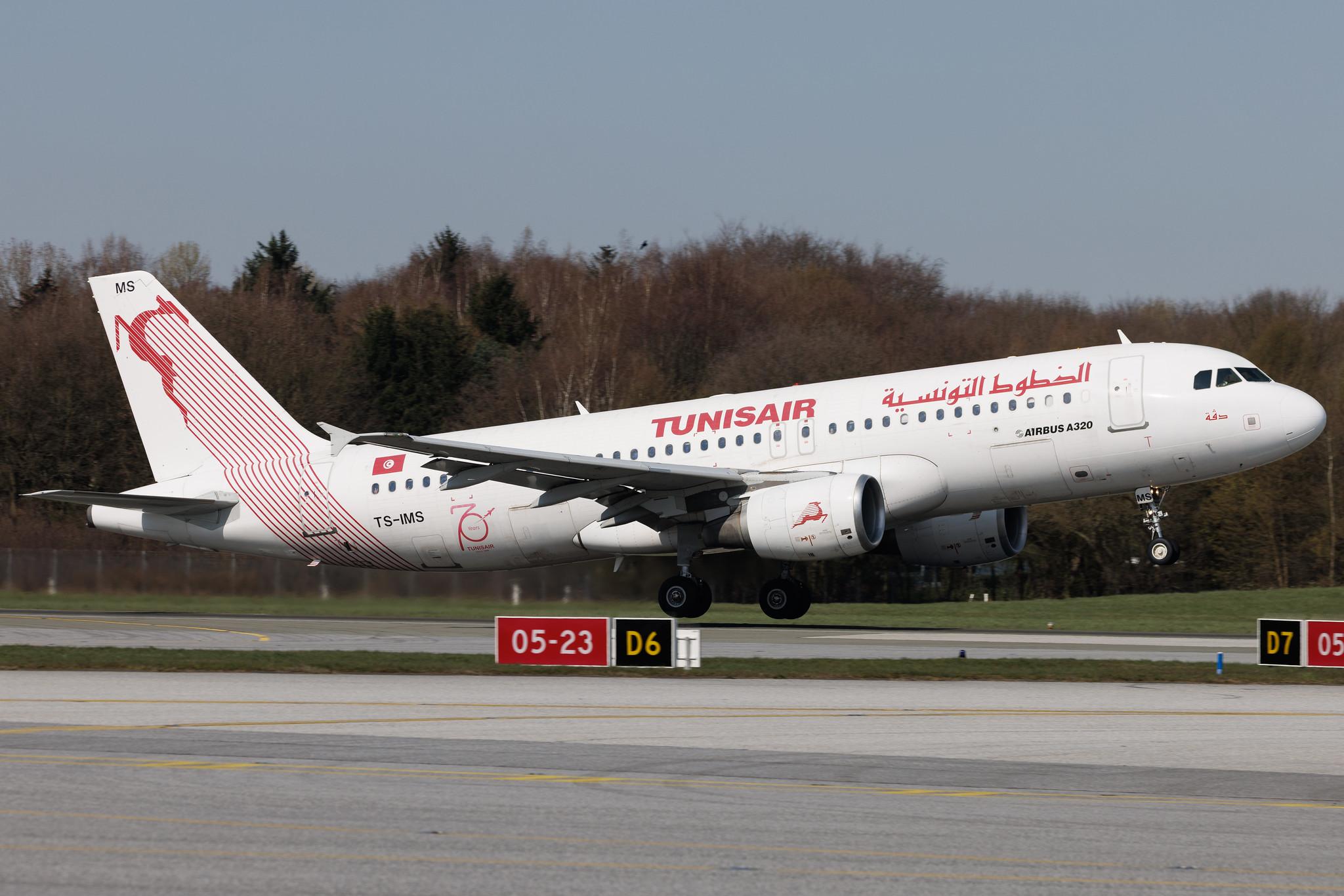 Hamburg Airport: Tunisair (TU / TAR) | Airbus A320-214 A320 | TS-IMS | MSN 4689