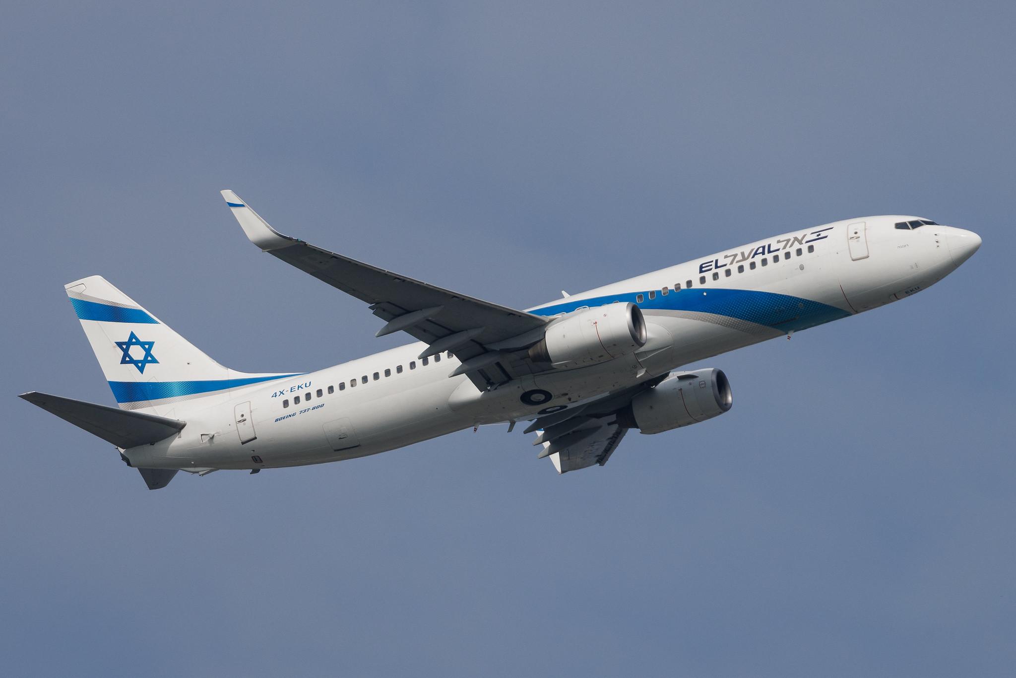 Frankfurt Airport: El Al (LY / ELY) |  Boeing 737-8Z9 B738 | 4X-EKU | MSN 33834