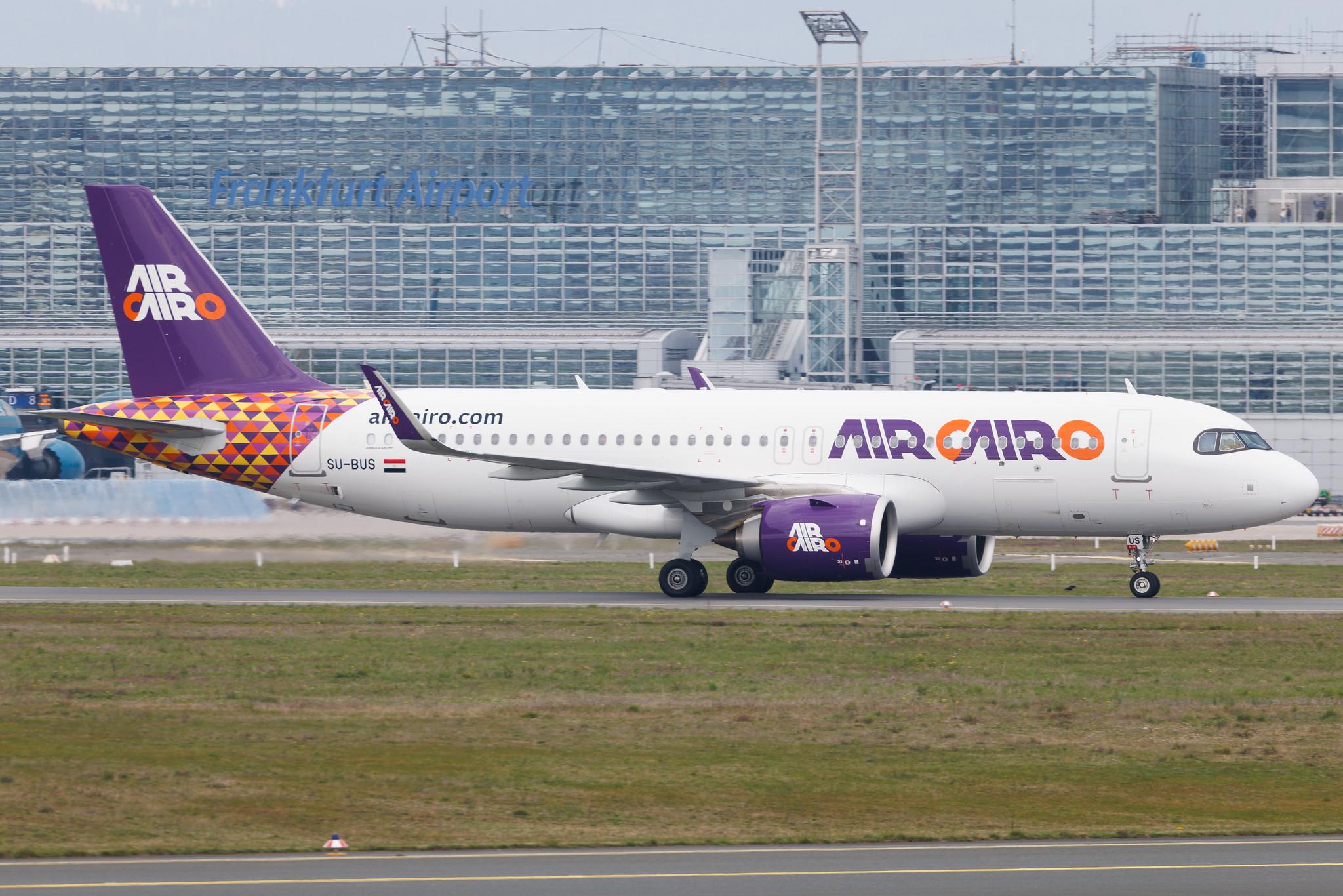 Frankfurt Airport: Air Cairo (SM / MSC) | Airbus A320-251N A20N | SU-BUS | MSN 11254