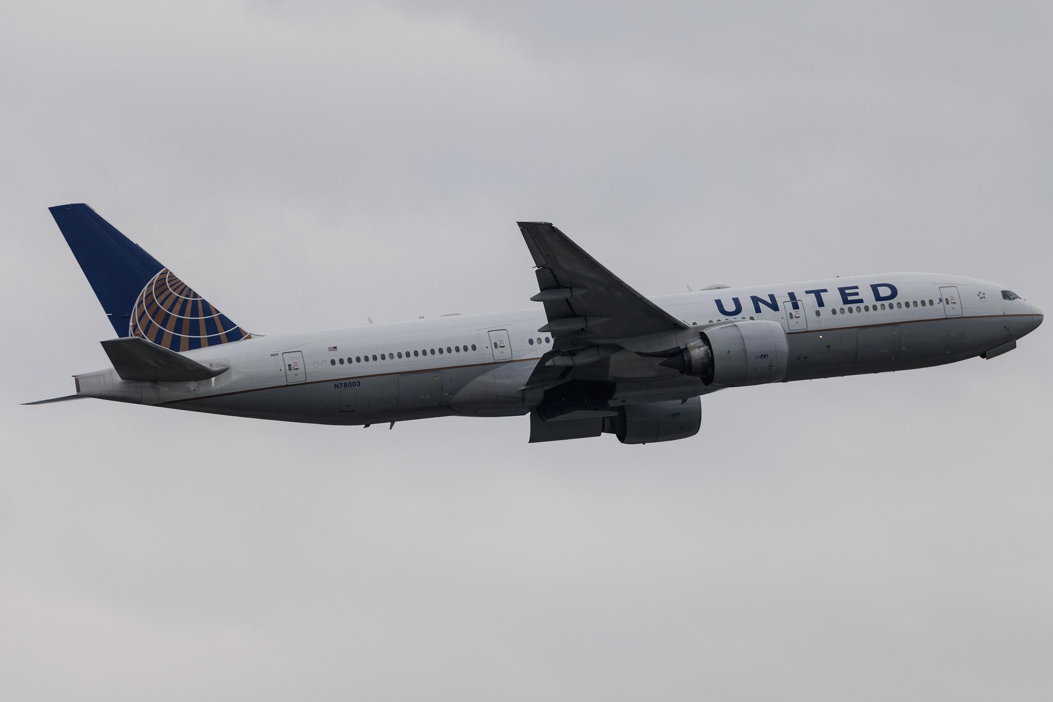 Frankfurt Airport: United Airlines (UA / UAL) | Boeing 777-224(ER) B772 | N78003 | MSN 27579