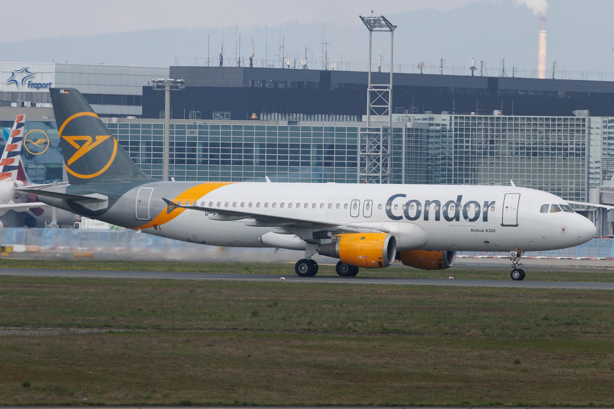 Frankfurt Airport: Condor (DE / CFG) | Airbus A320-212 A320 | D-AICI | MSN 1381