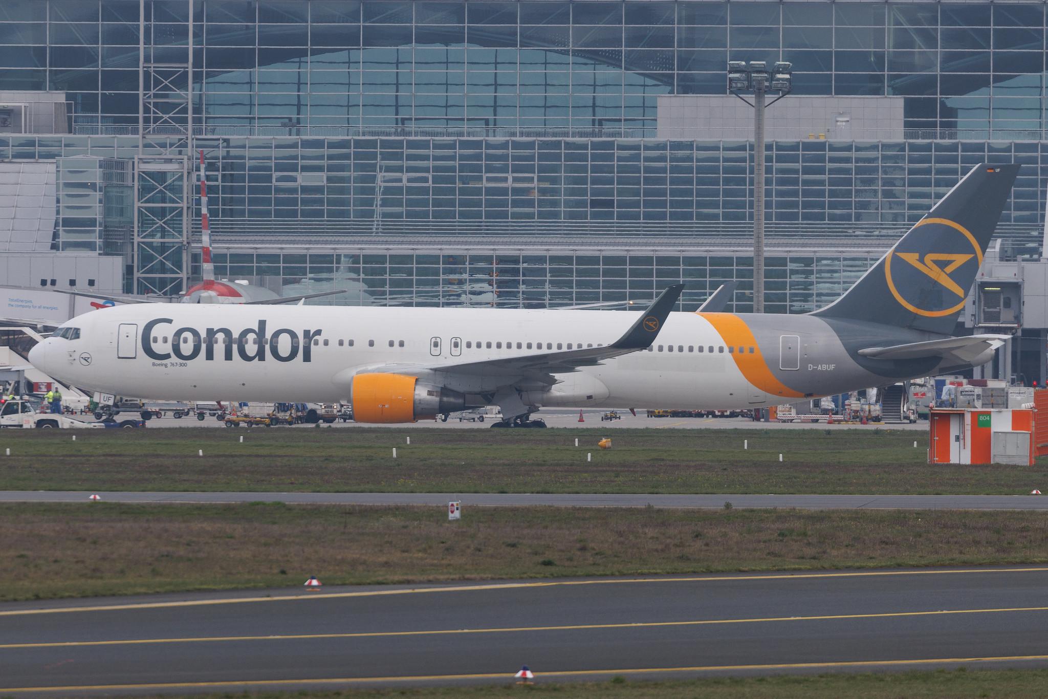 Frankfurt Airport: Condor (DE / CFG) | Boeing 767-330(ER) B763 | D-ABUF | MSN 26985