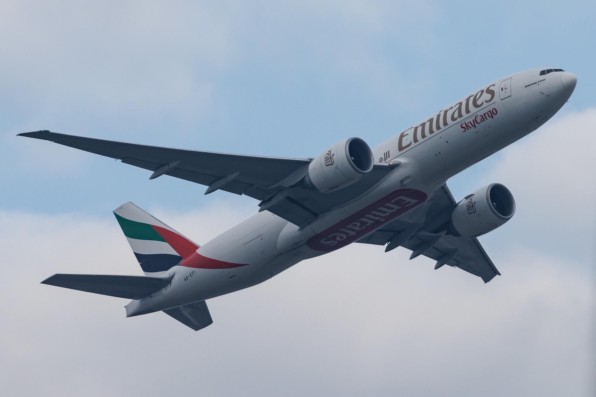 Frankfurt Airport: Emirates SkyCargo (EK / UAE) | Operator: Emirates | Boeing 777-F1H B77L | A6-EFI | MSN 35609