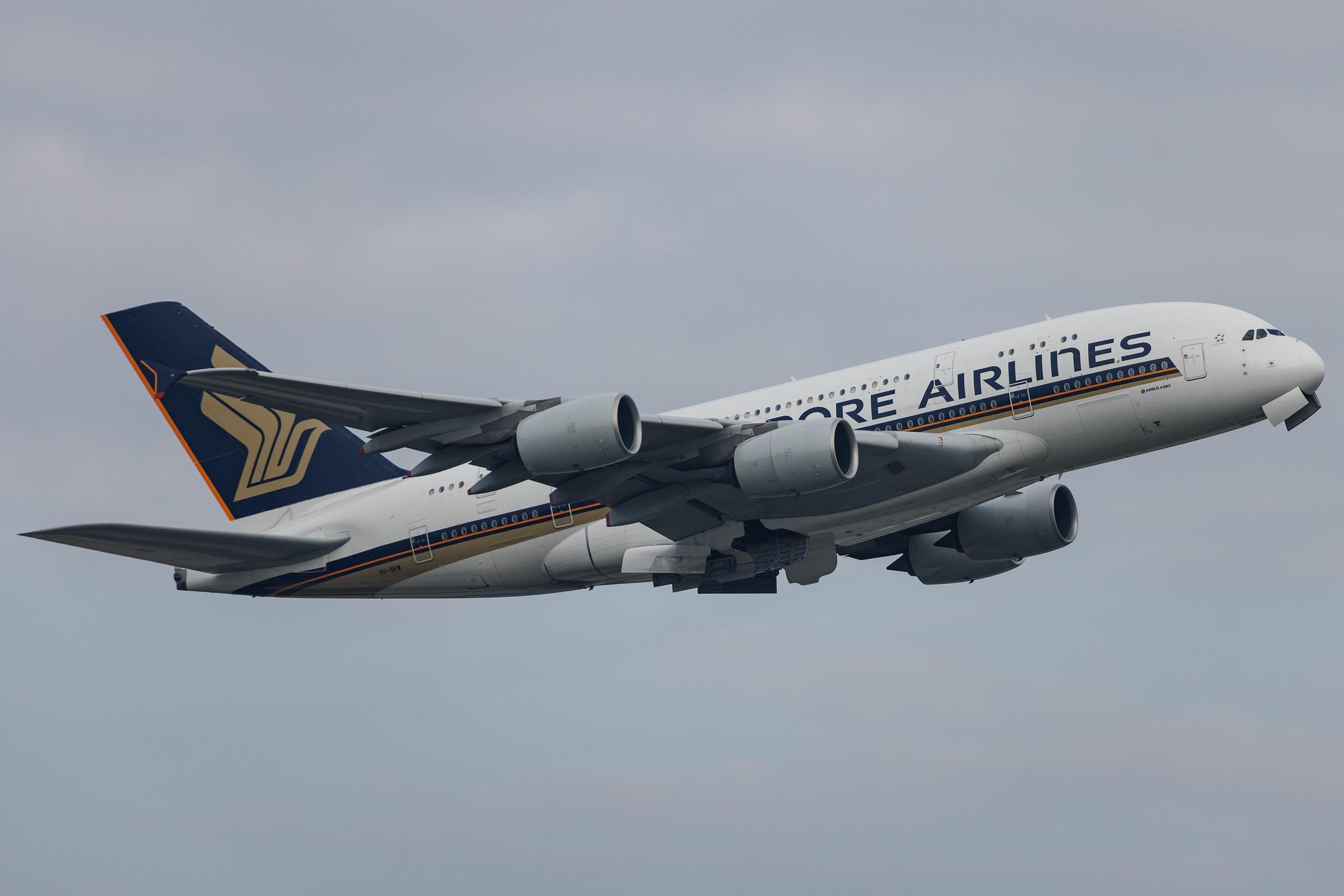 Frankfurt Airport: Singapore Airlines (SQ / SIA) | Airbus A380-841 A388 | 9V-SKW | MSN 251