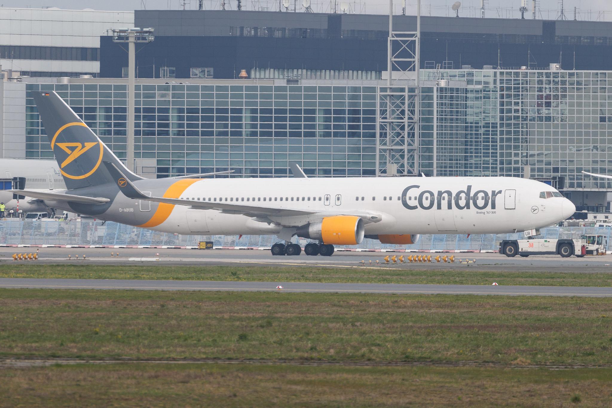 Frankfurt Airport: Condor (DE / CFG) | Boeing 767-330(ER) B763 | D-ABUB | MSN 26987