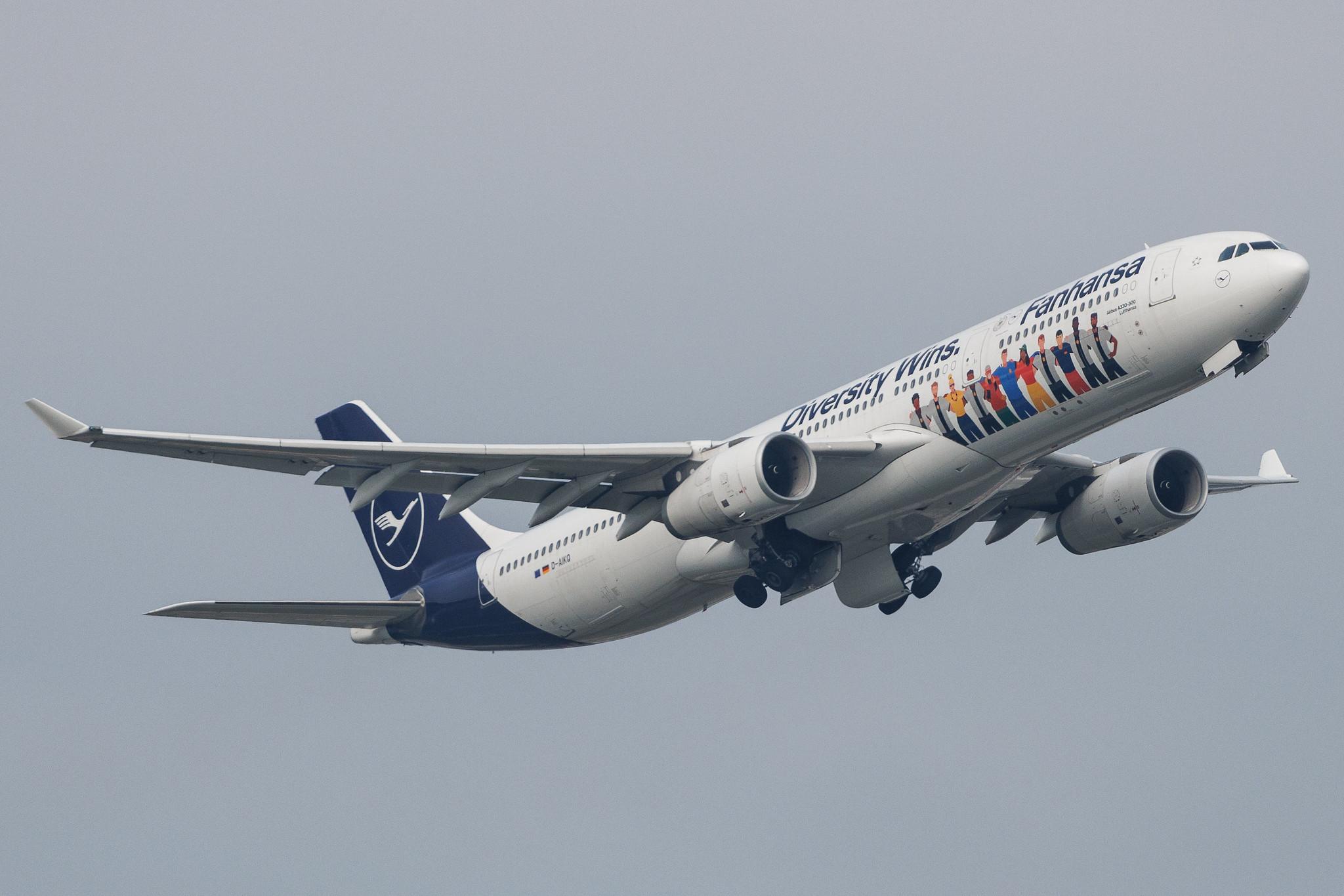 Frankfurt Airport: Lufthansa (LH / DLH) | Livery: Fanhansa Livery | Airbus A330-343 A333 | D-AIKQ | MSN 1305