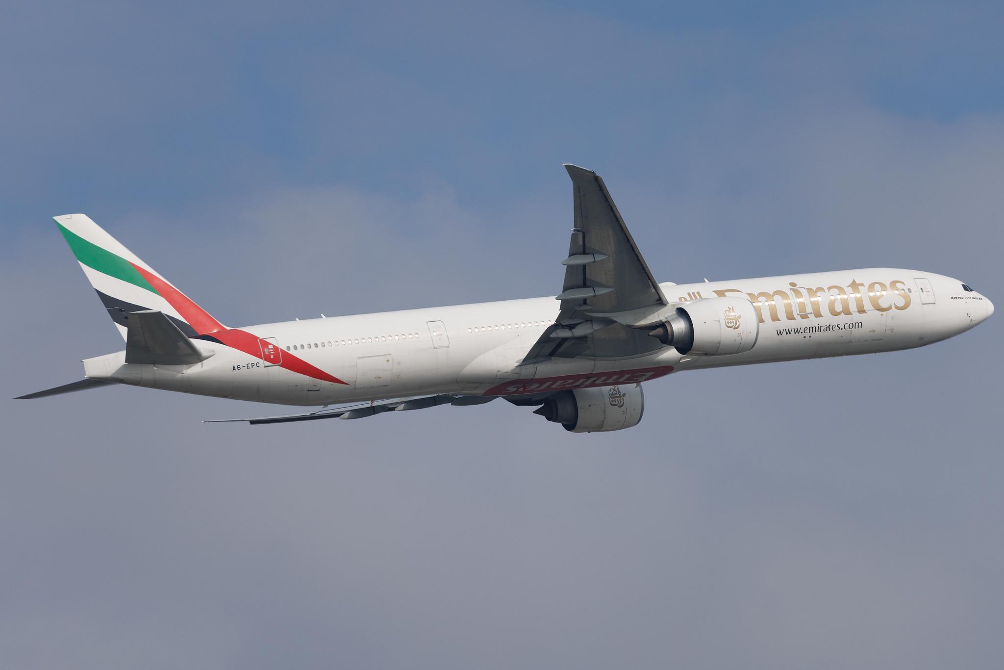 Frankfurt Airport: Emirates (EK / UAE) | Boeing 777-31H(ER) B77W | A6-EPC | MSN 42322