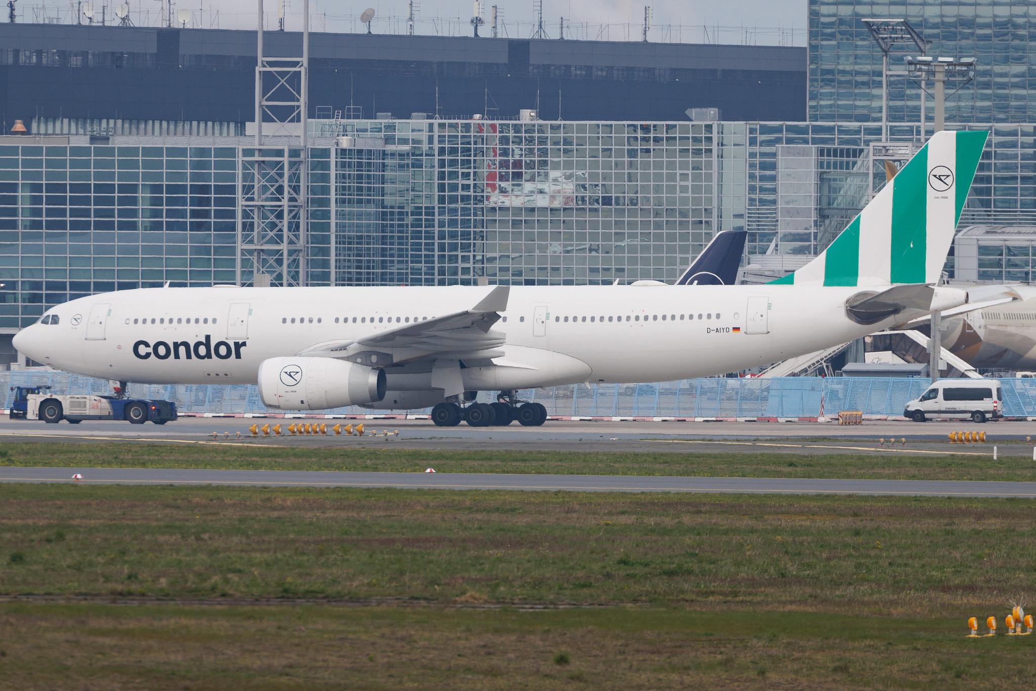 Frankfurt Airport: Condor (DE / CFG) | Airbus A330-243 A332 | D-AIYD | MSN 991