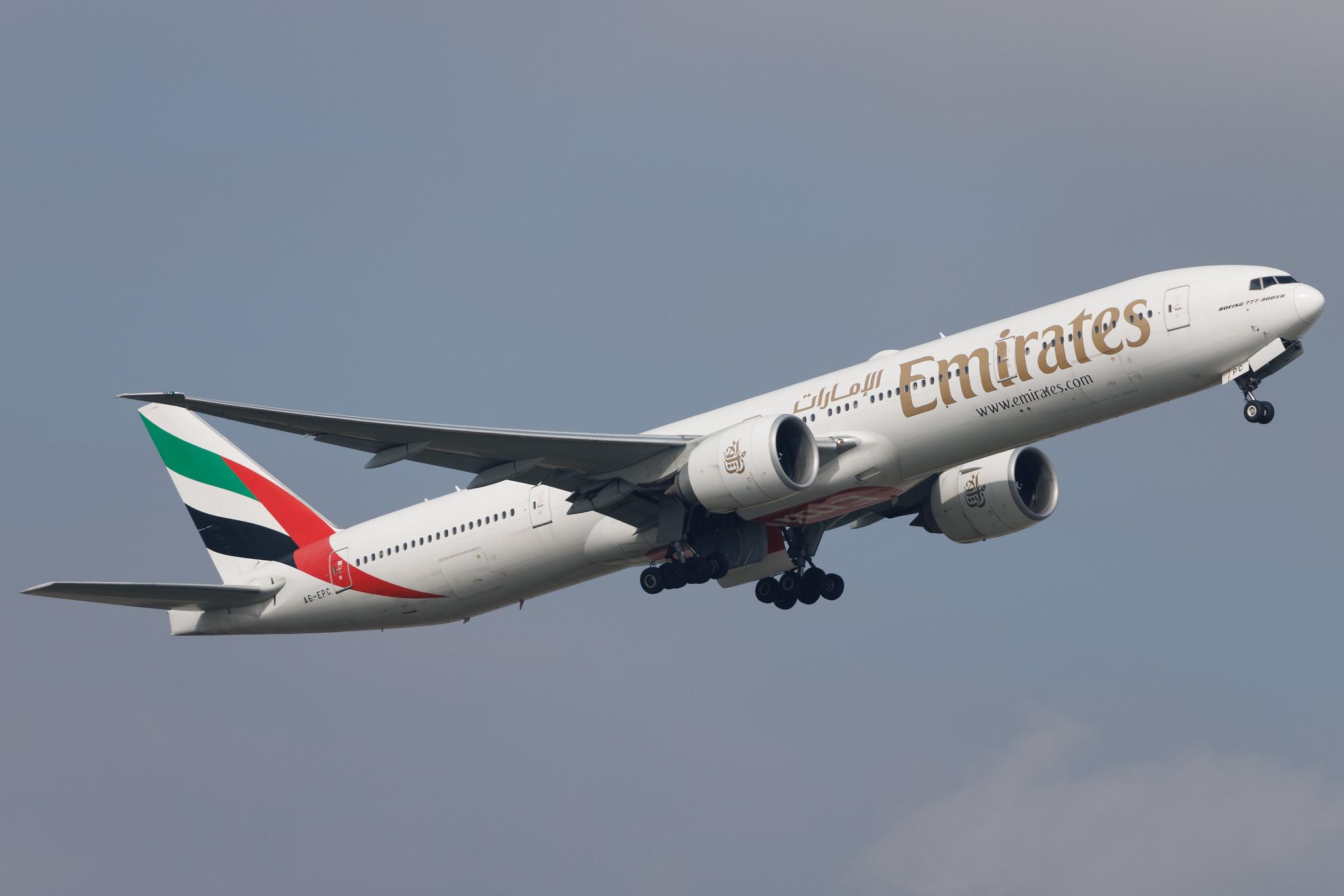 Frankfurt Airport: Emirates (EK / UAE) | Boeing 777-31H(ER) B77W | A6-EPC | MSN 42322