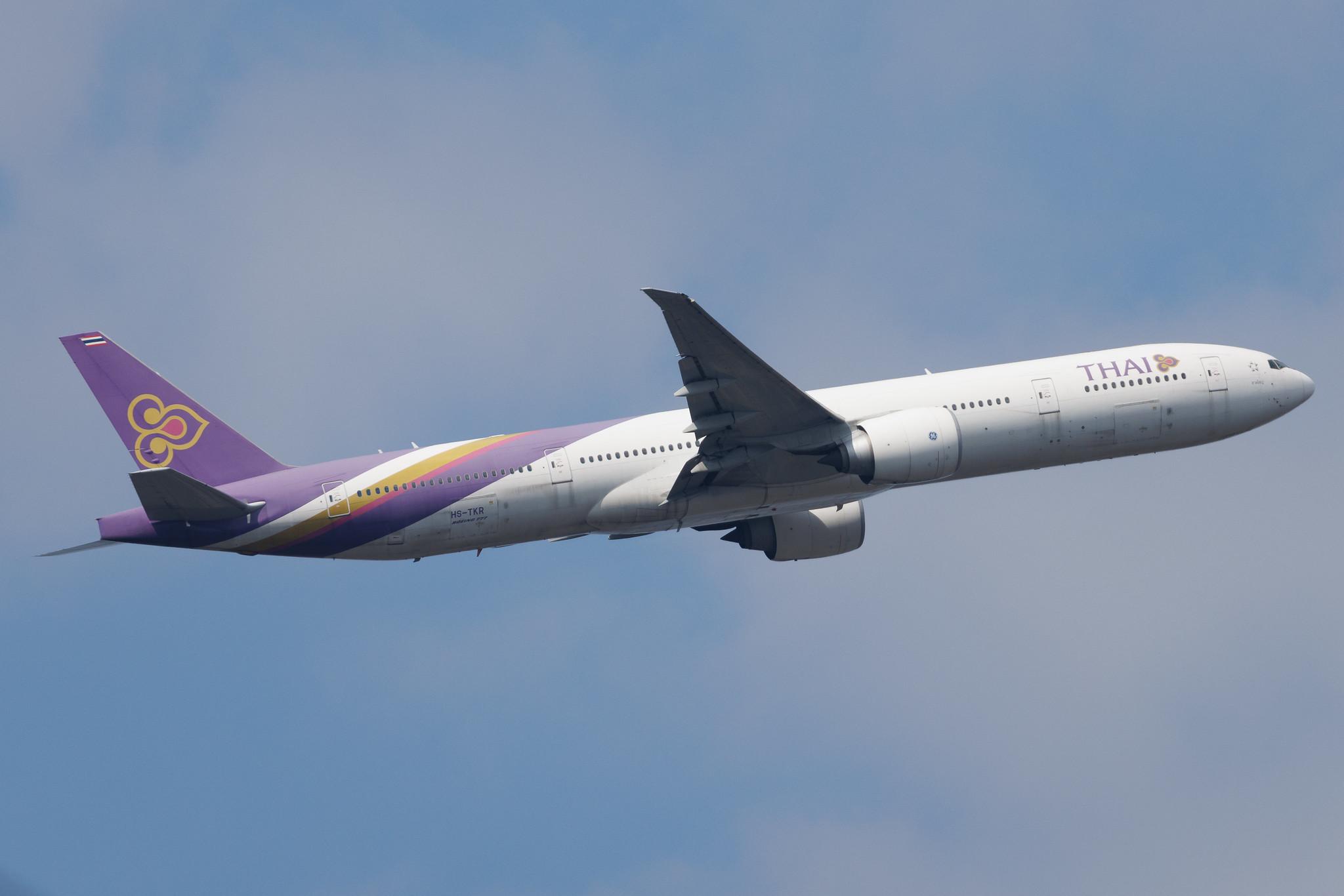 Frankfurt Airport: Thai Airways (TG / THA) | Boeing 777-3AL(ER) B77W | HS-TKR | MSN 41527