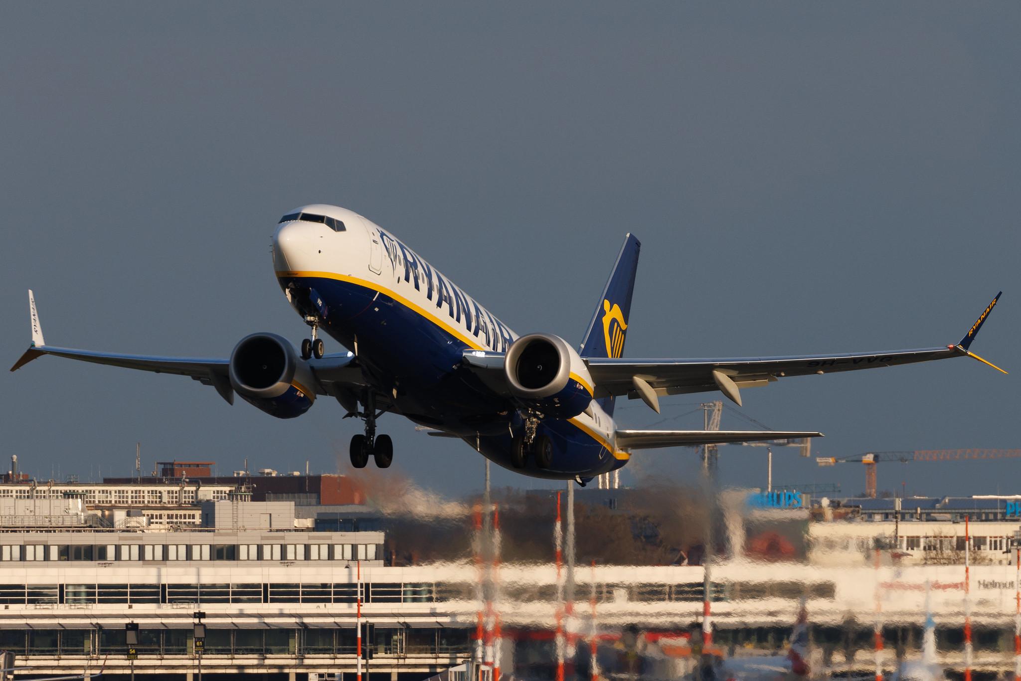 Hamburg Airport: Ryanair (FR / RYR) | Operator: Malta Air | Boeing 737 MAX 8-200 B38M | 9H-VVG | MSN 62343