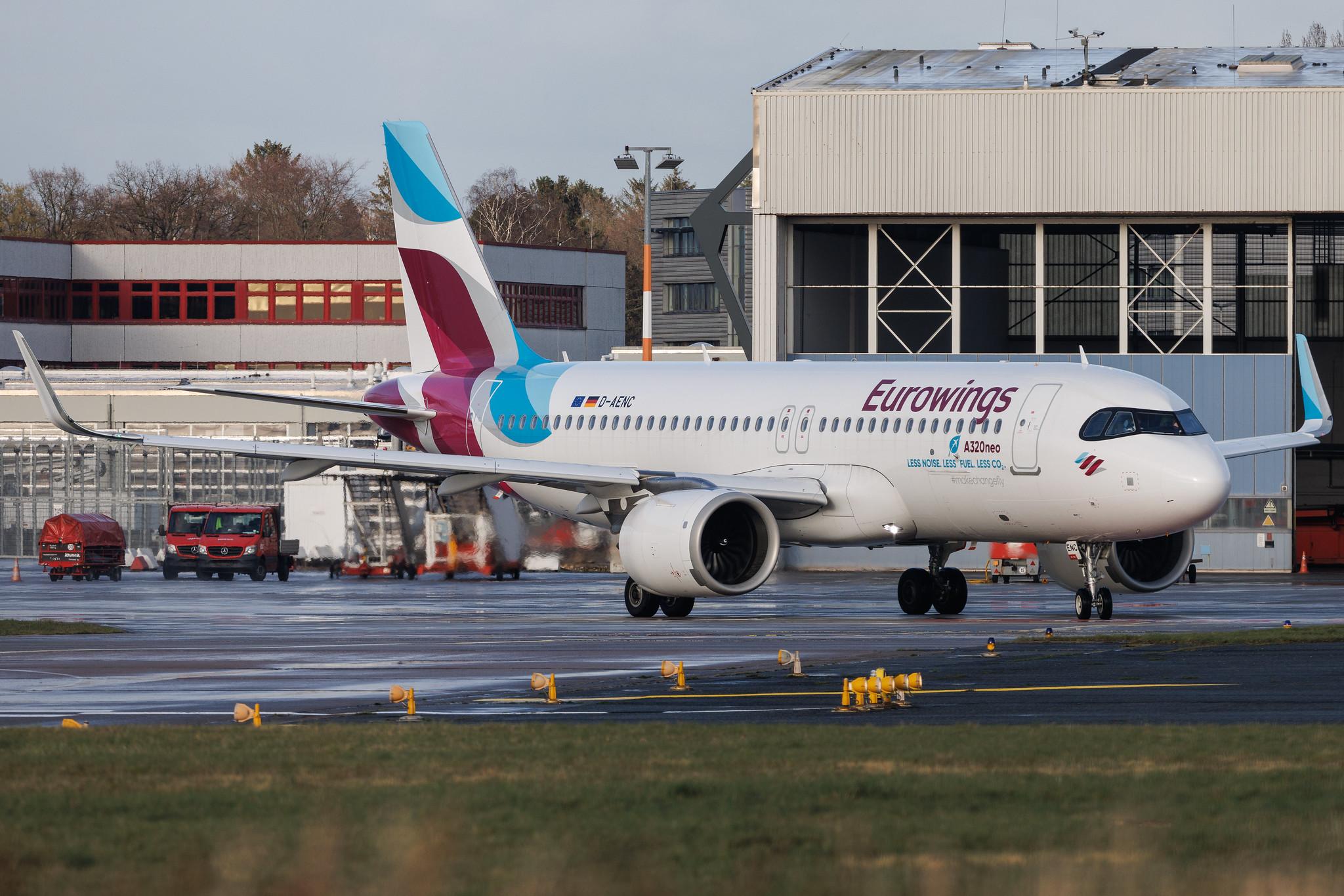 Hamburg Airport: Eurowings (EW / EWG) | Airbus A320-251N A20N | D-AENC | MSN 10826