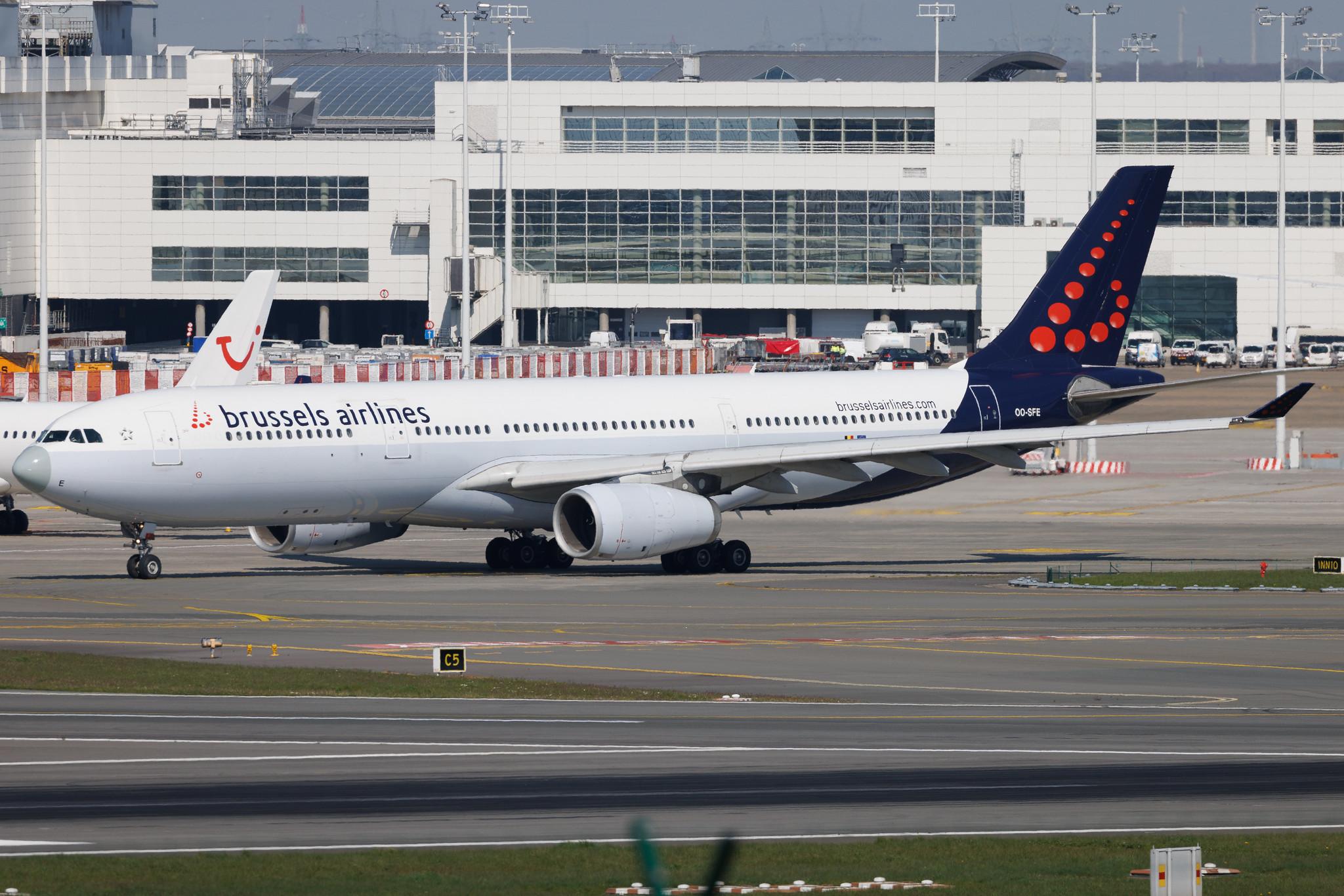 Brussels Airport: Brussels Airlines (SN / BEL) | Airbus A330-343 A333 | OO-SFE | MSN 1010