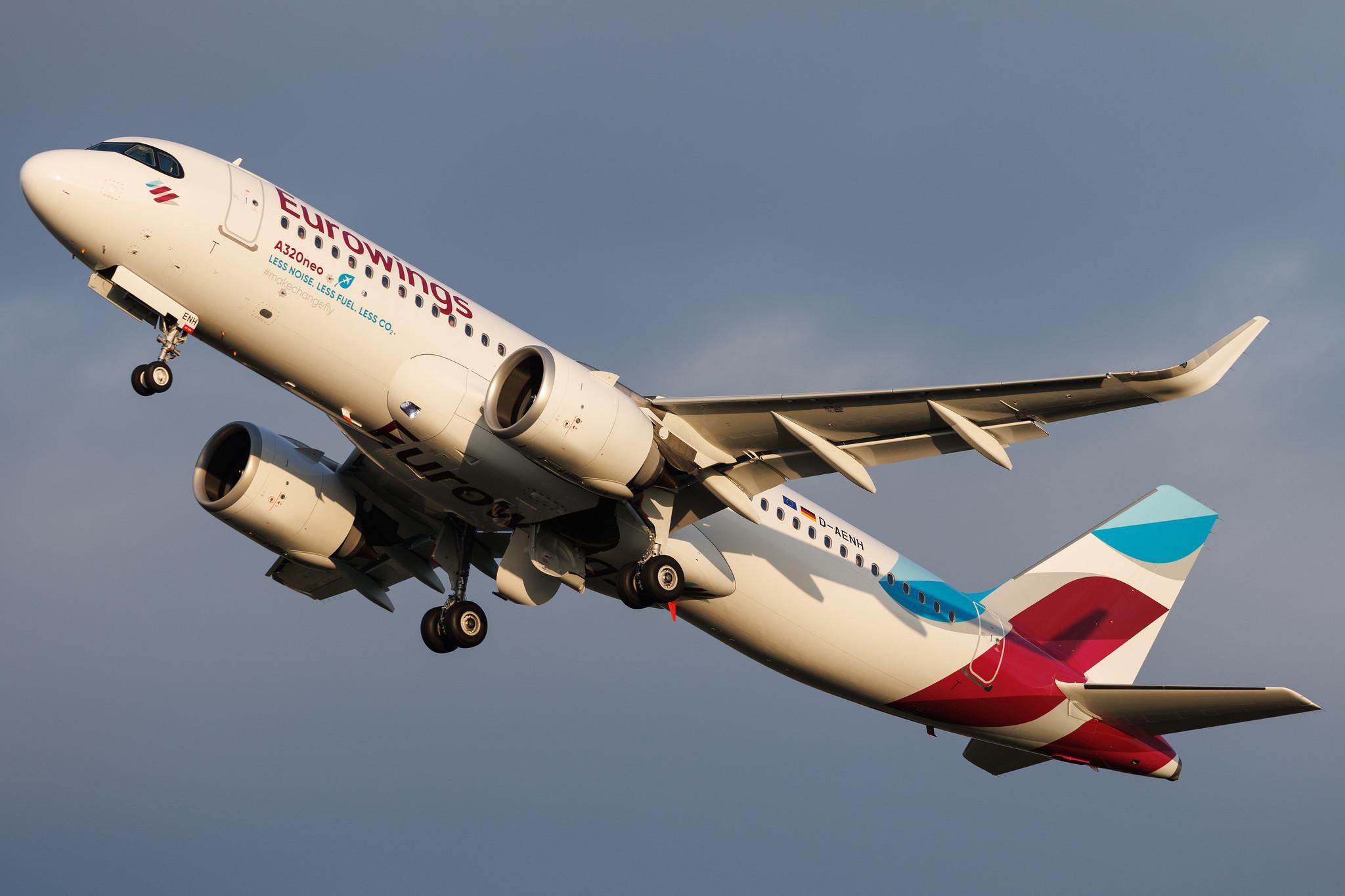 Hamburg Airport: Eurowings (EW / EWG) | Airbus A320-251N A20N | D-AENH | MSN 11125