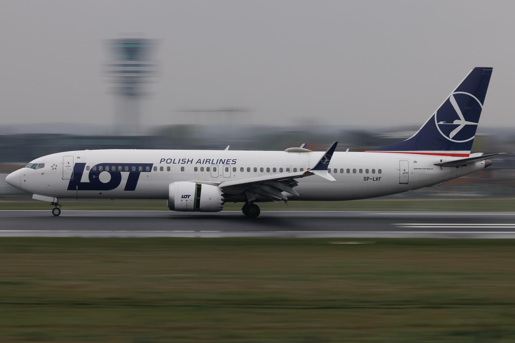 Brussels Airport: LOT (LO / LOT) | Boeing 737 MAX 8 B38M | SP-LVF | MSN 43320