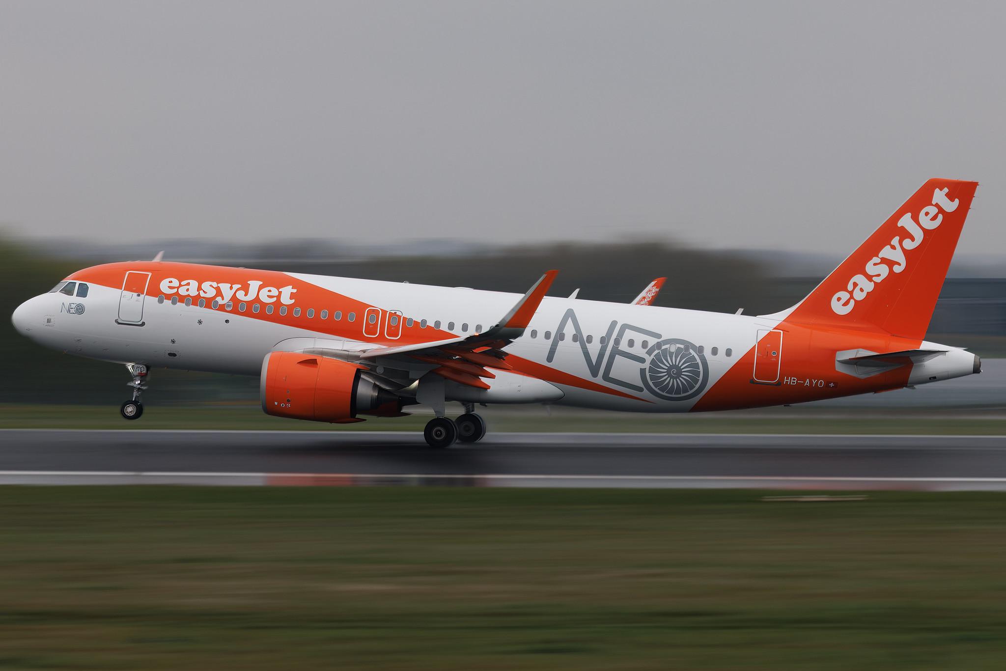 Brussels Airport: easyJet (U2 / EZY) | Livery: NEO Livery | Operator: easyJet Switzerland | Airbus A320-251N A20N | HB-AYO | MSN 10118