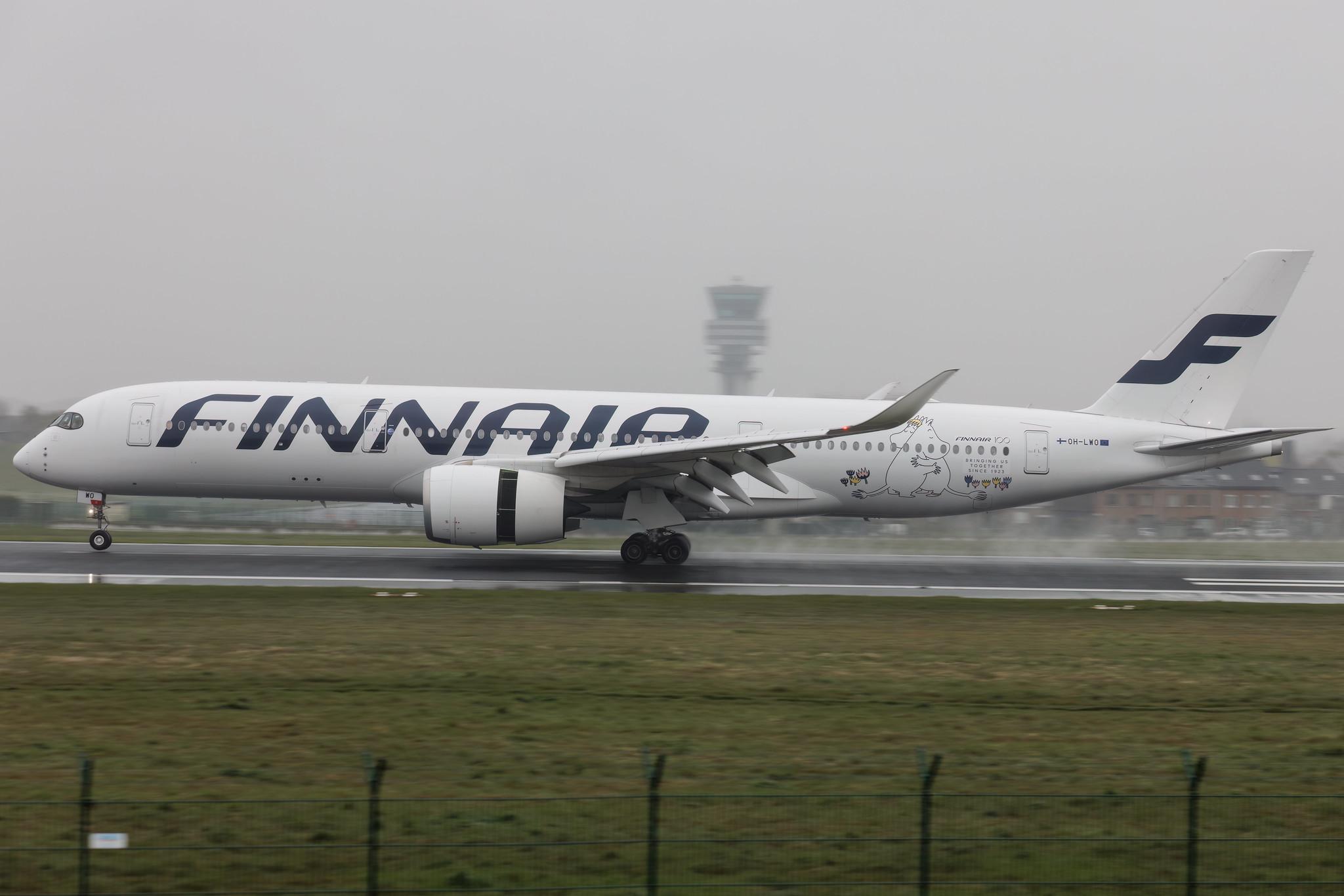 Brussels Airport: Finnair (AY / FIN) | Livery: Moomin Livery | Airbus A350-941 A359 | OH-LWO | MSN 300