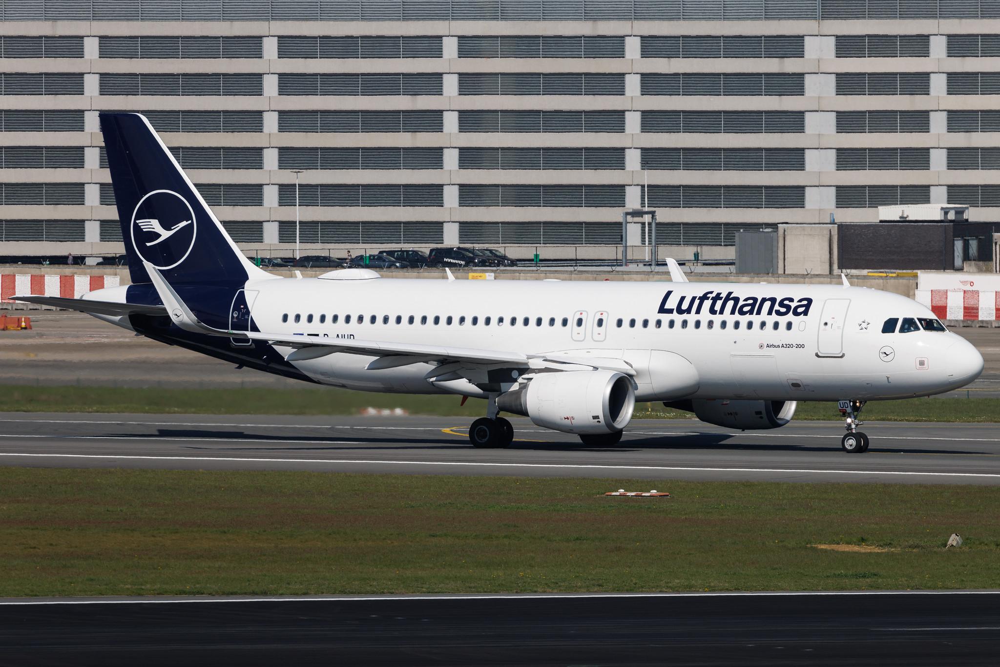 Brussels Airport: Lufthansa (LH / DLH) | Airbus A320-214 A320 | D-AIUD | MSN 6033