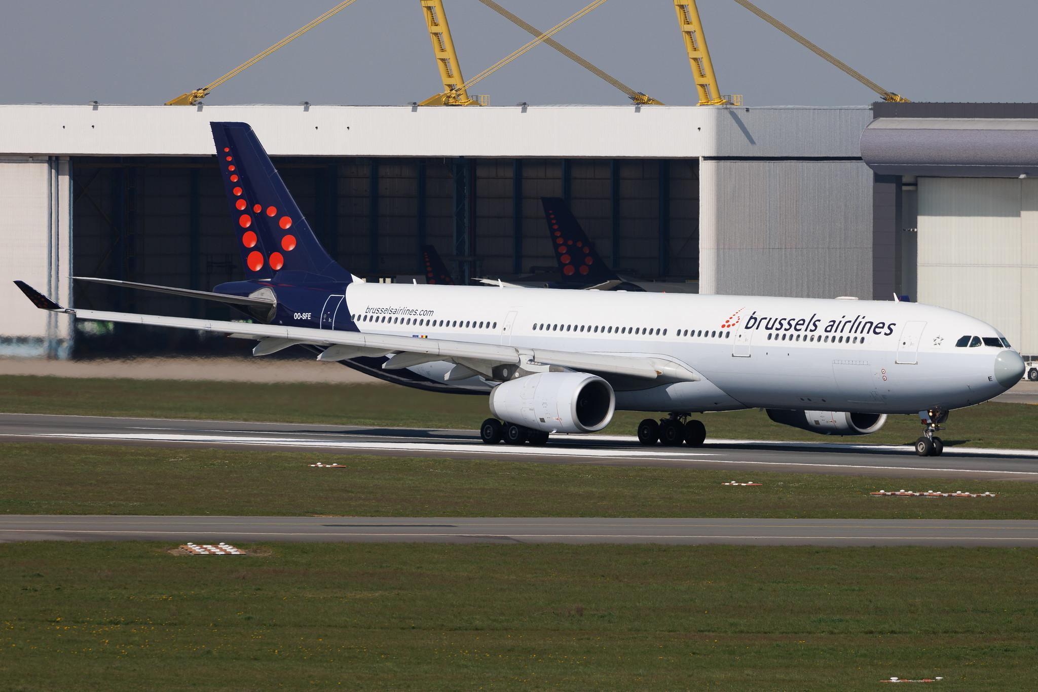 Brussels Airport: Brussels Airlines (SN / BEL) | Airbus A330-343 A333 | OO-SFE | MSN 1010