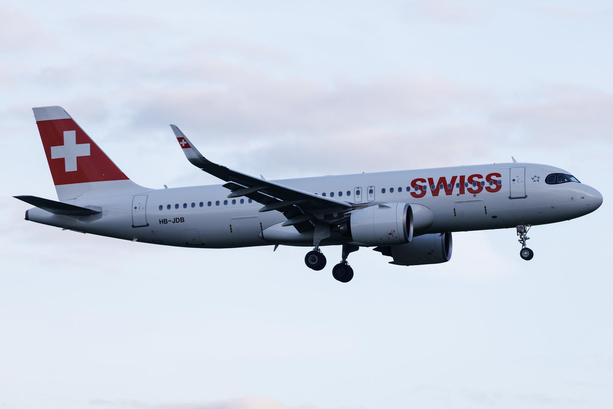 Brussels Airport: Swiss (LX / SWR) | Airbus A320-271N A20N | HB-JDB | MSN 9379