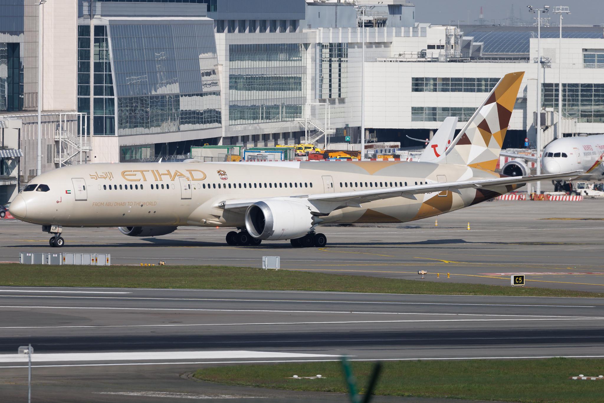Brussels Airport: Etihad Airways (EY / ETD) | Boeing 787-9 Dreamliner B789 | A6-BLP | MSN 39662