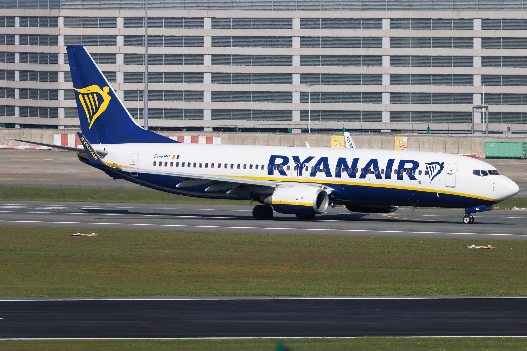 Brussels Airport: Ryanair (FR / RYR) | Boeing 737-8AS B738 | EI-EMD | MSN 38509