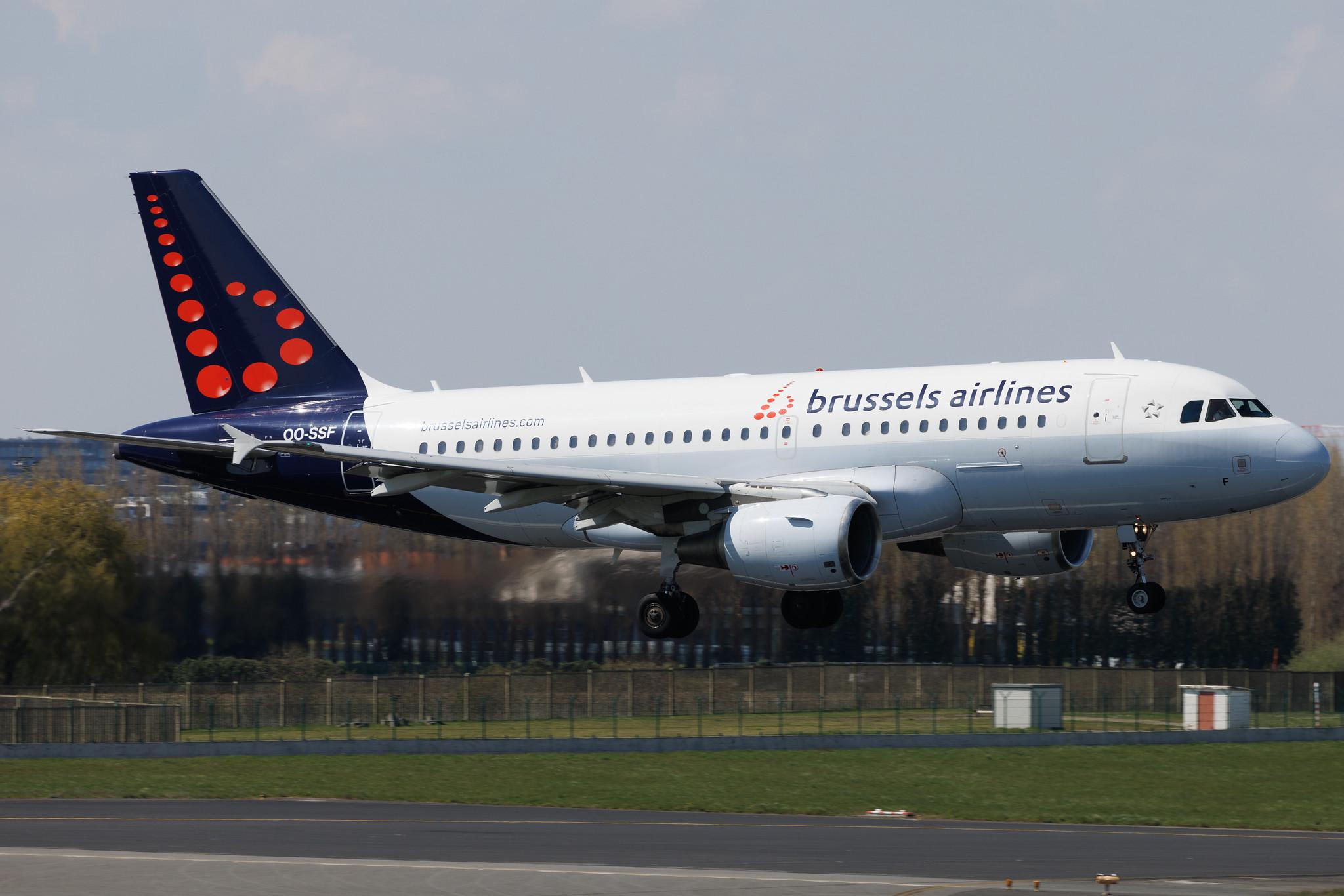Brussels Airport: Brussels Airlines (SN / BEL) | Airbus A319-111 A319 | OO-SSF | MSN 2763