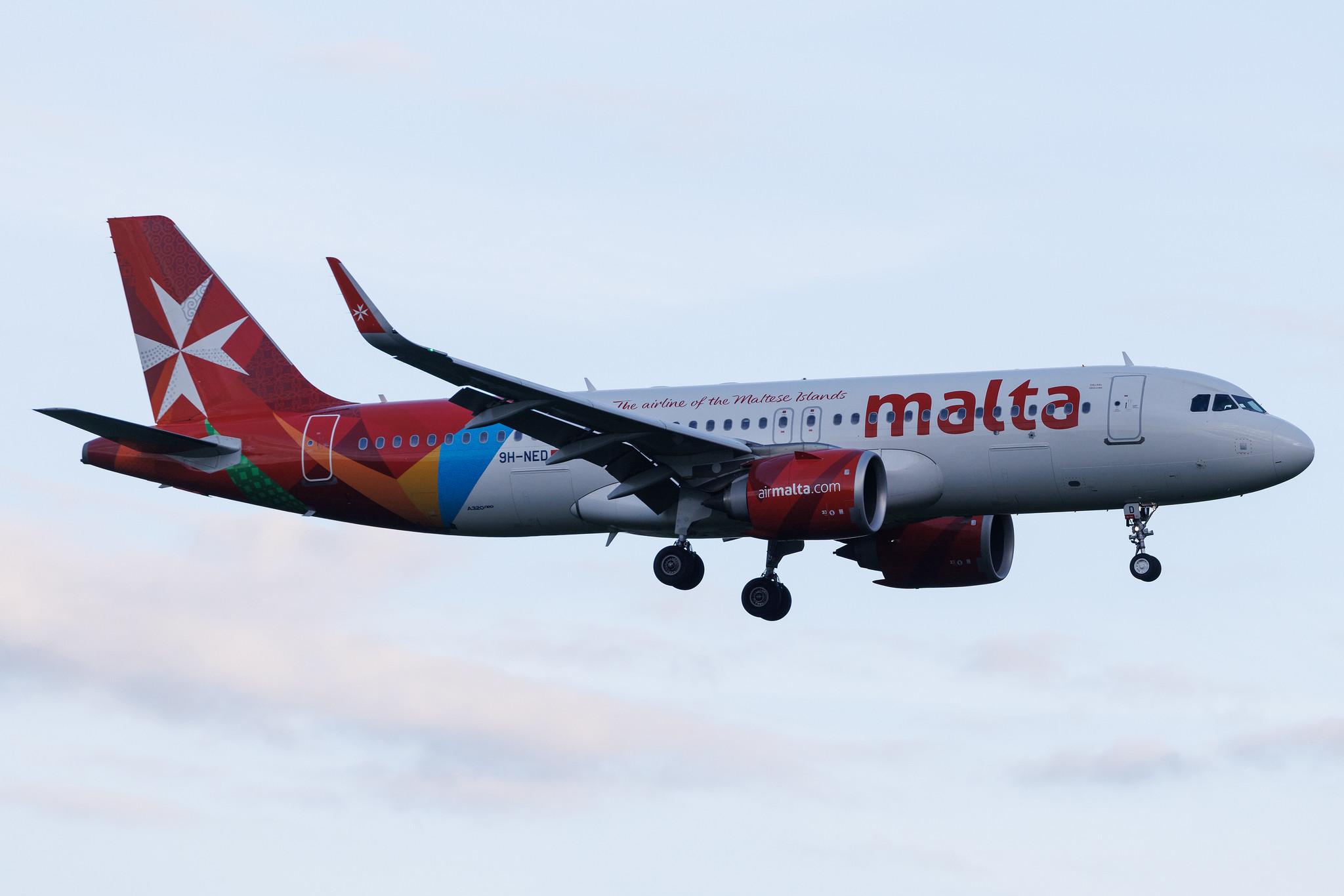 Brussels Airport: Air Malta (KM / AMC) |  Airbus A320-251N A20N | 9H-NED | MSN 10106