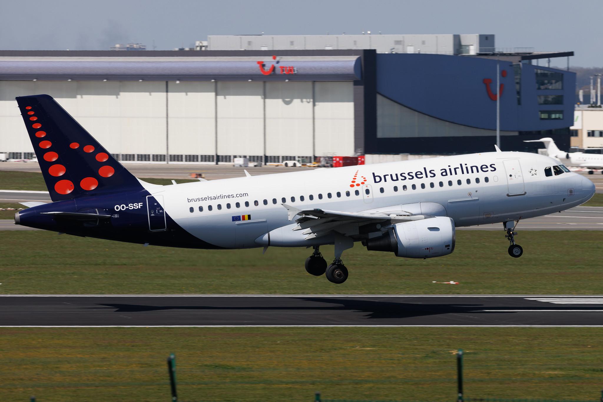 Brussels Airport: Brussels Airlines (SN / BEL) | Airbus A319-111 A319 | OO-SSF | MSN 2763