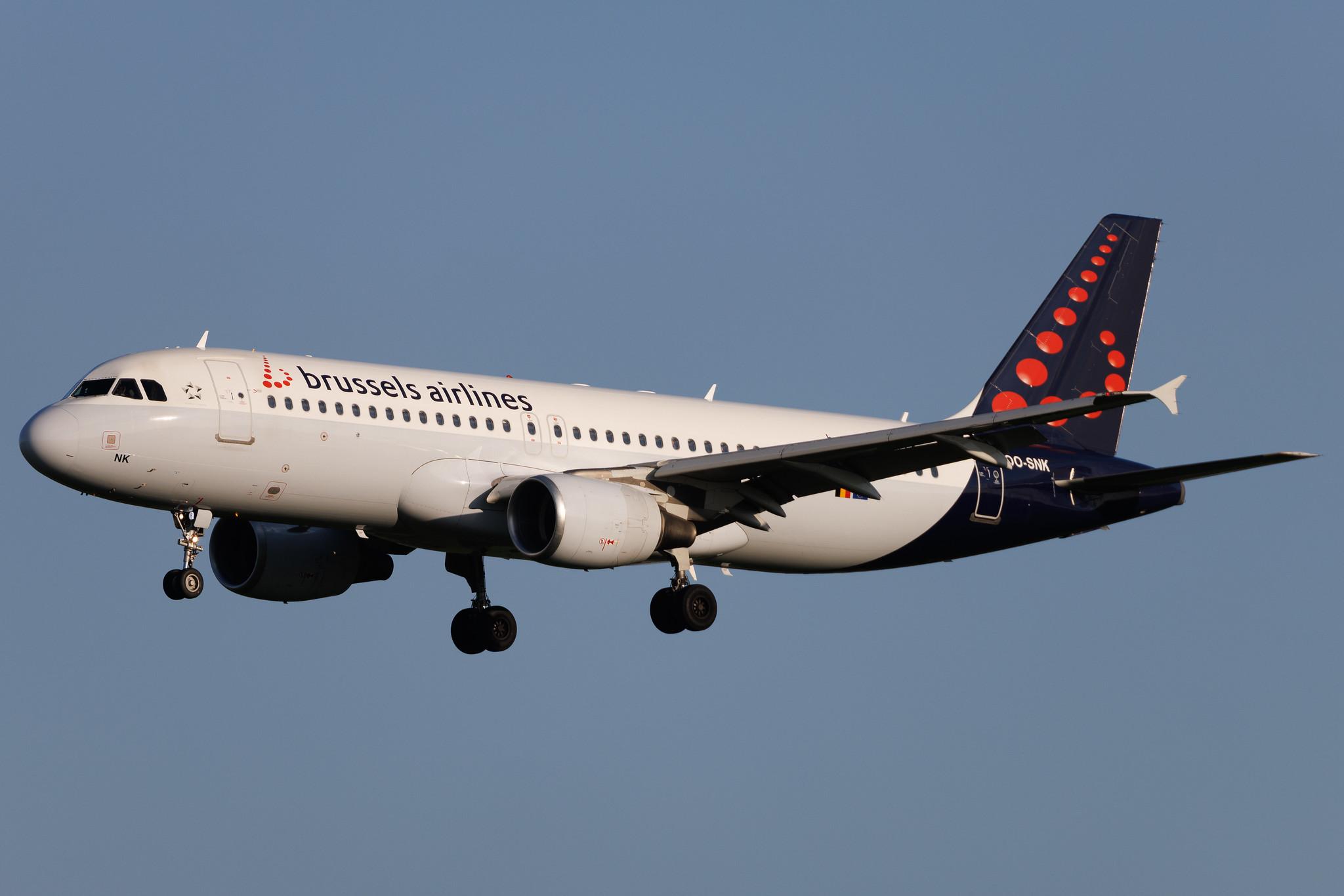 Brussels Airport: Brussels Airlines (SN / BEL) | Airbus A320-214 A320 | OO-SNK | MSN 3373