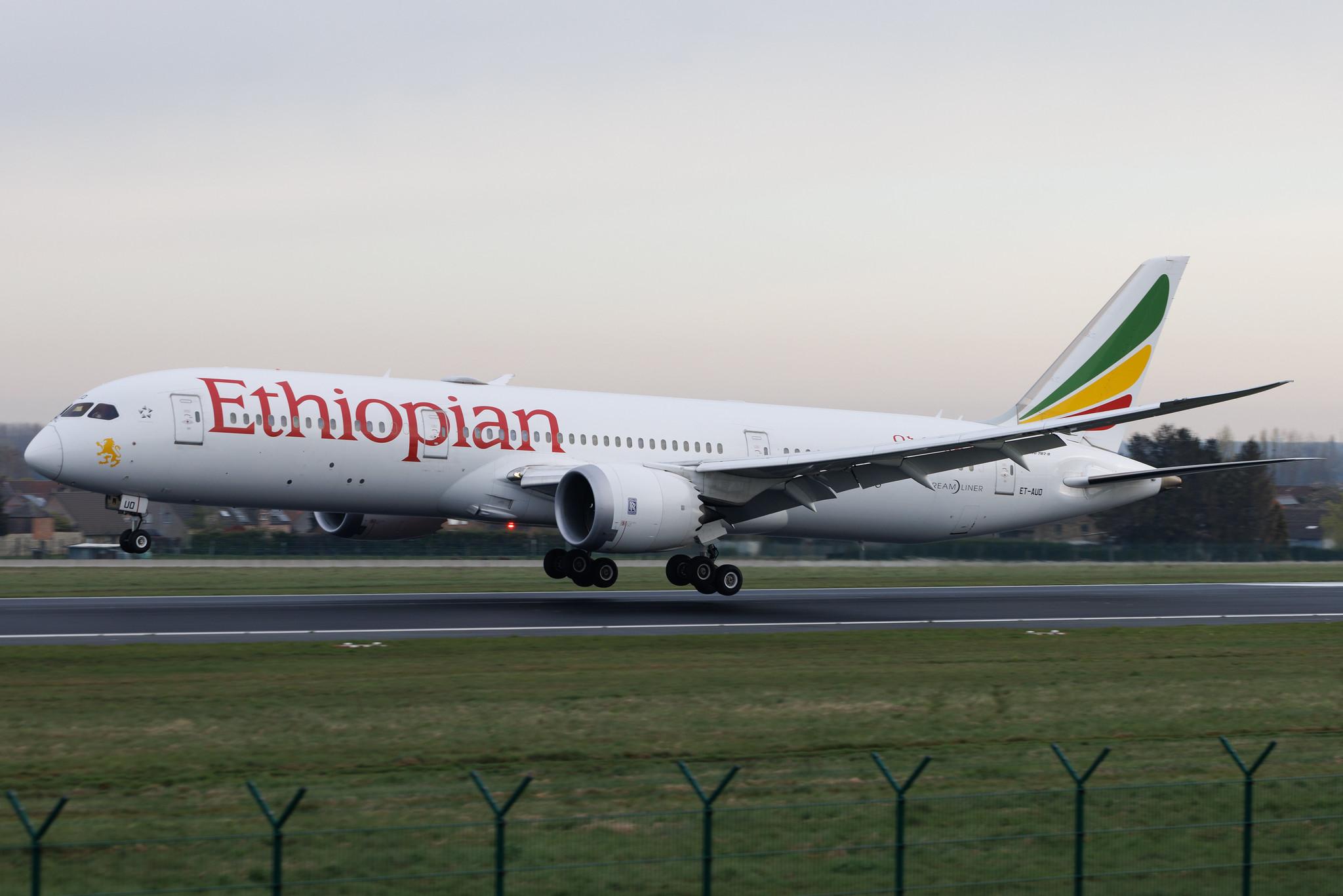 Brussels Airport: Ethiopian Airlines (ET / ETH) |  Boeing 787-9 Dreamliner B789 | ET-AUO | MSN 38778