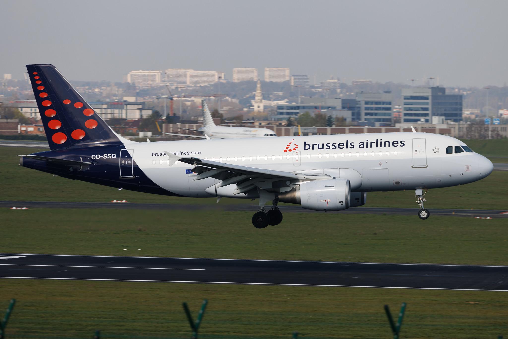Brussels Airport: Brussels Airlines (SN / BEL) | Airbus A319-112 A319 | OO-SSQ | MSN 3790