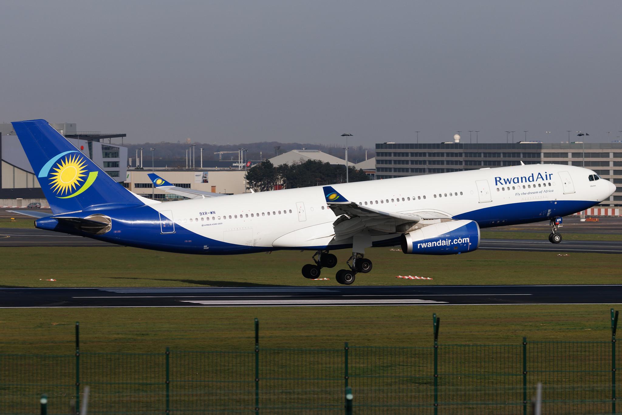 Brussels Airport: RwandAir (WB / RWD) |  Airbus A330-243 A332 | 9XR-WN | MSN 1741