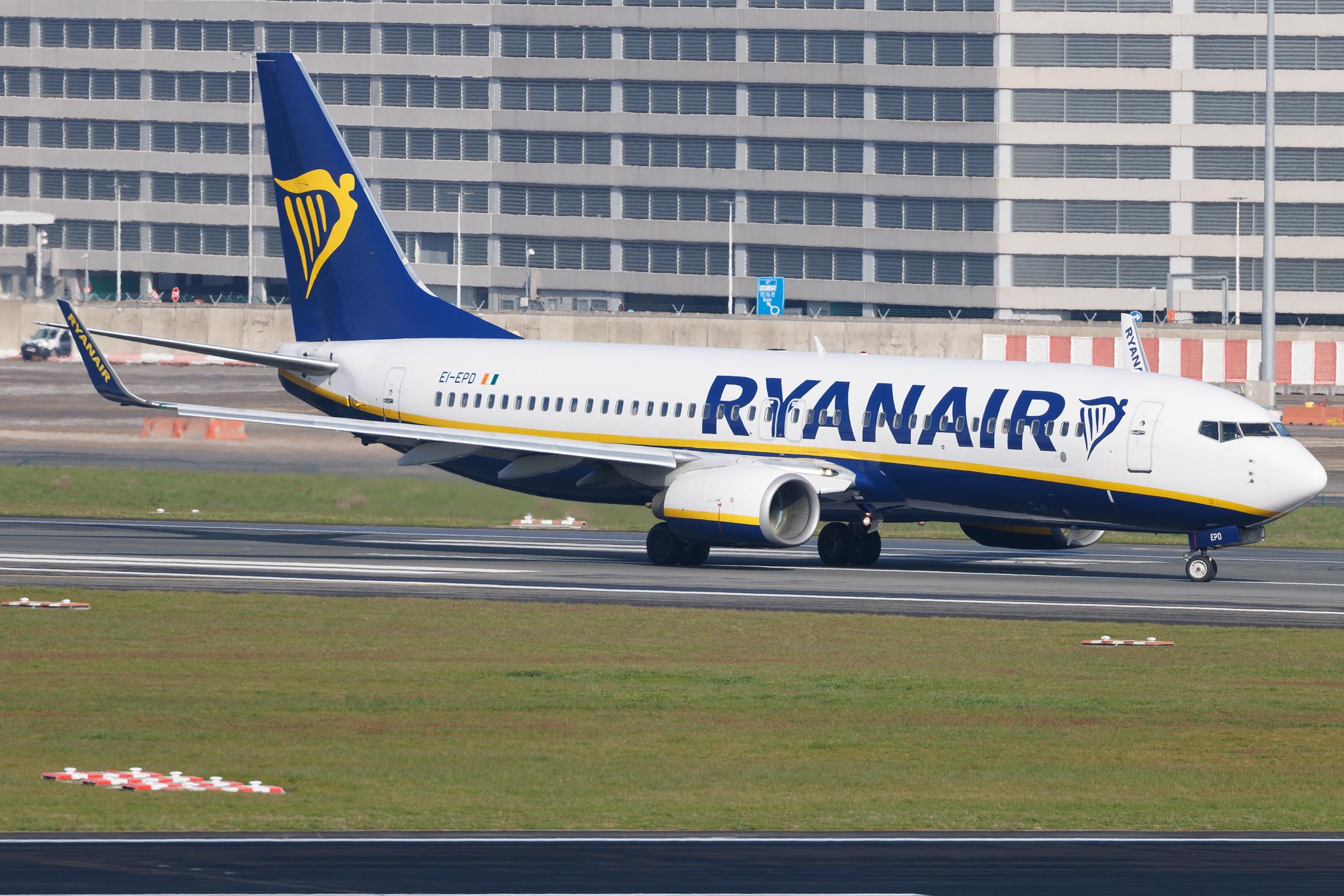 Brussels Airport: Ryanair (FR / RYR) | Boeing 737-8AS B738 | Ei-EPD | MSN 40310