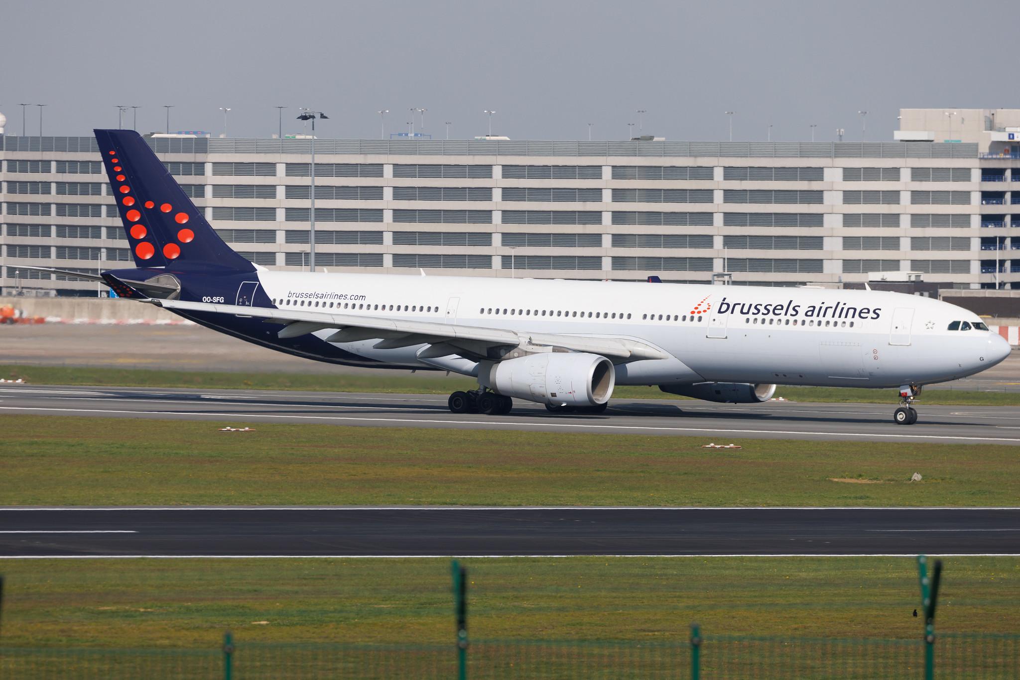 Brussels Airport: Brussels Airlines (SN / BEL) |  Airbus A330-343 A333 | OO-SFG | MSN 983