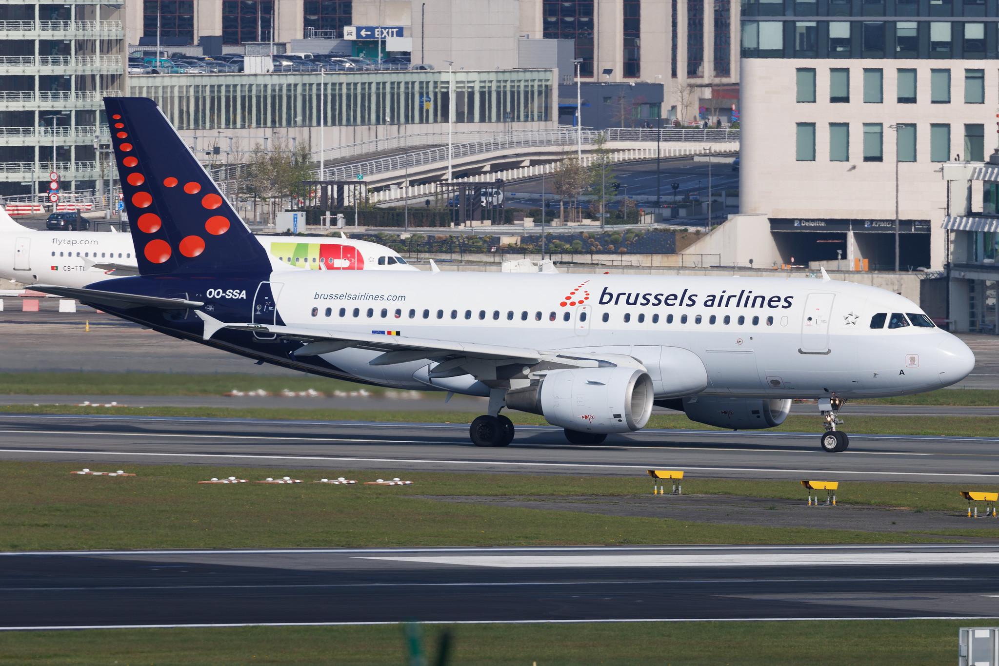 Brussels Airport: Brussels Airlines (SN / BEL) | Airbus A319-111 A319 | OO-SSA | MSN 2392