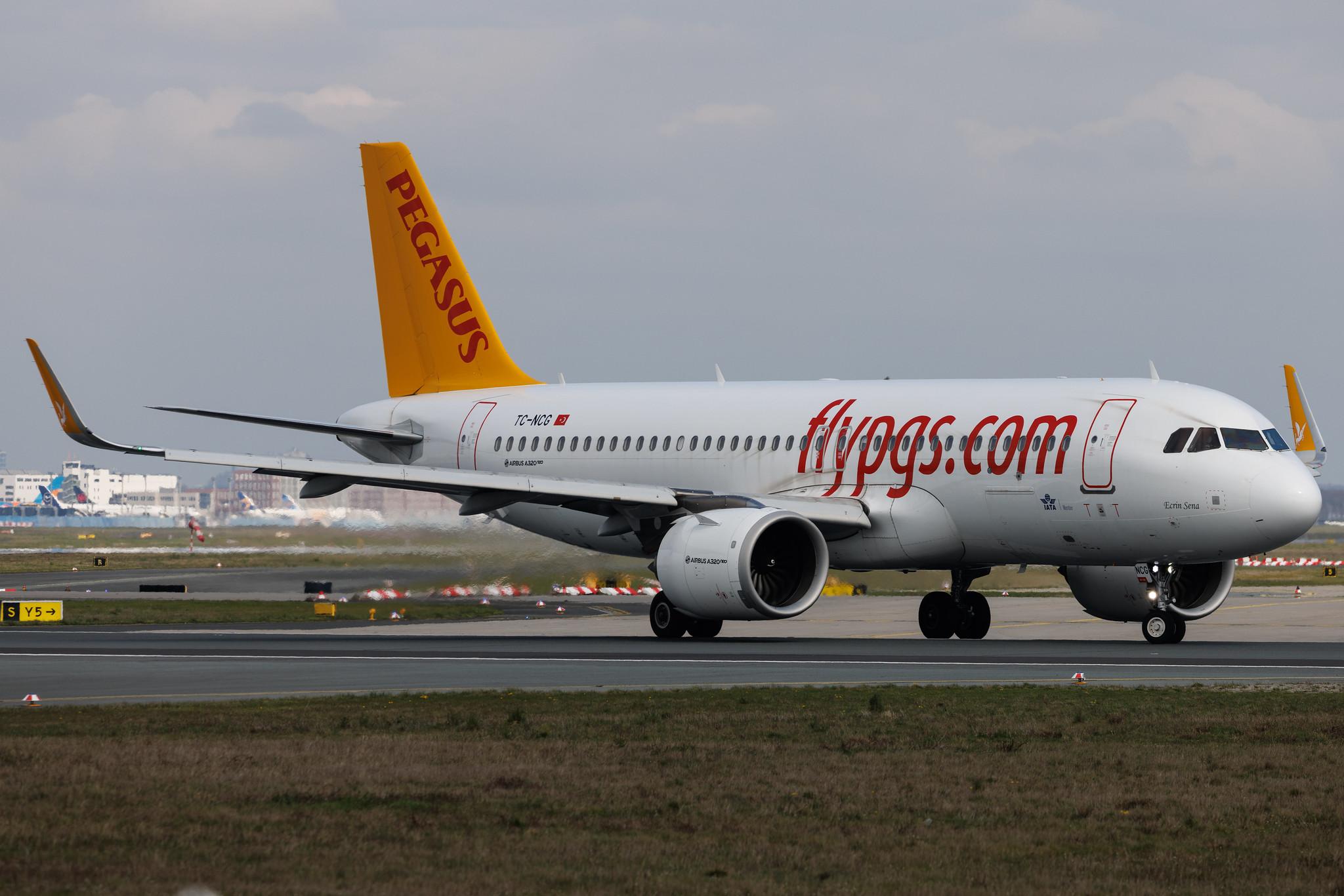 Frankfurt Airport: Pegasus Airlines (PC / PGT) | Airbus A320-251N A20N | TC-NCG | MSN 8863