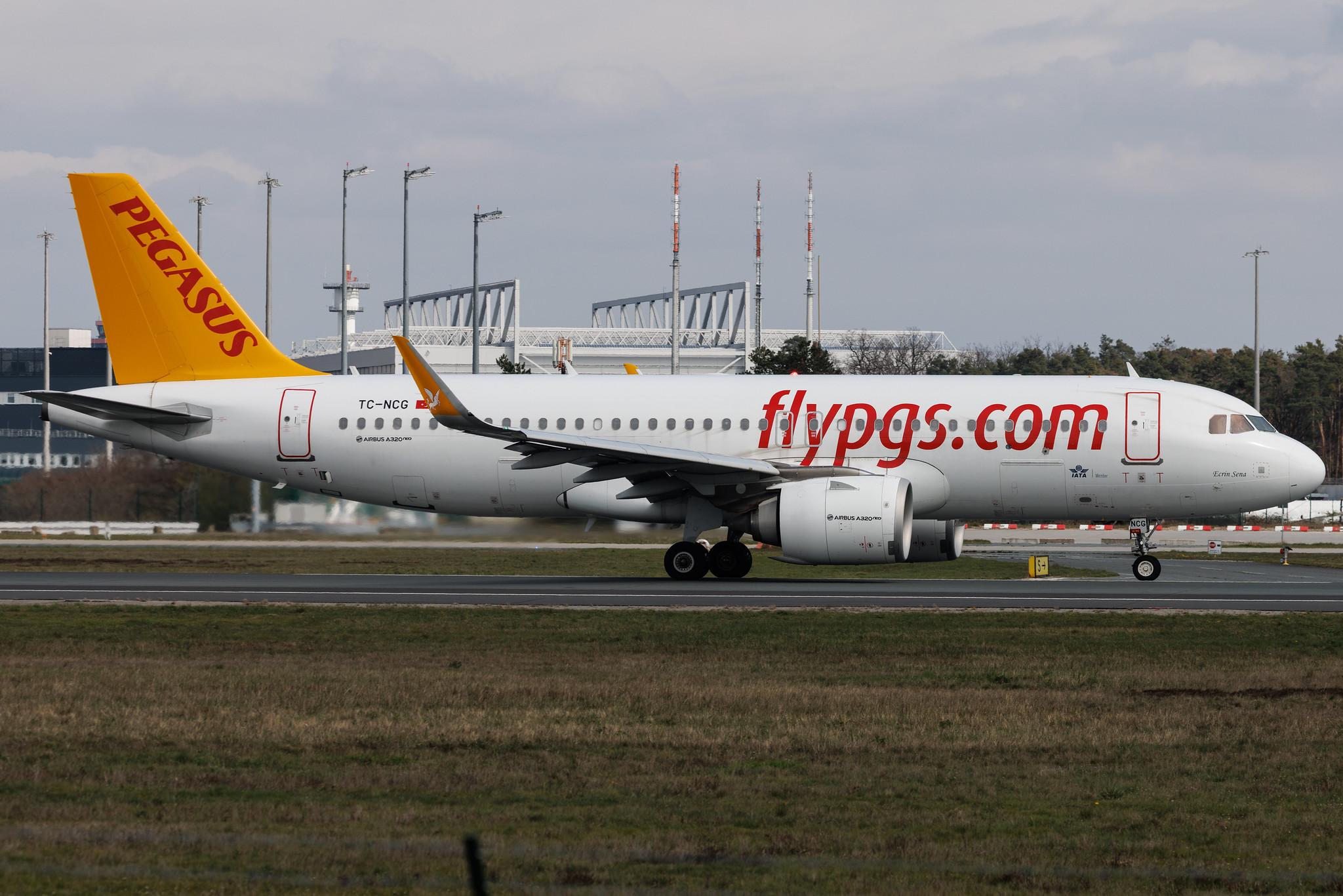 Frankfurt Airport: Pegasus Airlines (PC / PGT) | Airbus A320-251N A20N | TC-NCG | MSN 8863
