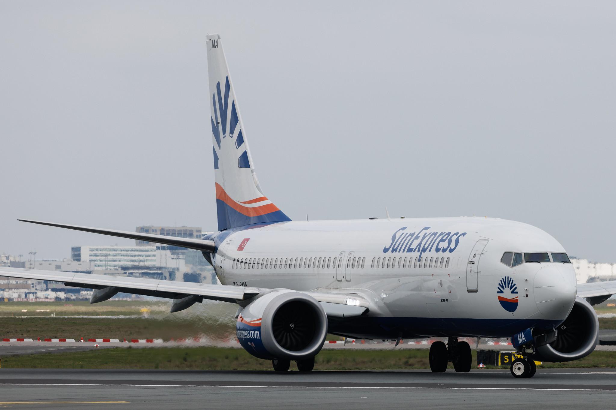Frankfurt Airport: SunExpress (XQ / SXS) | Boeing 737 MAX 8 B38M | TC-SMA | MSN 63603
