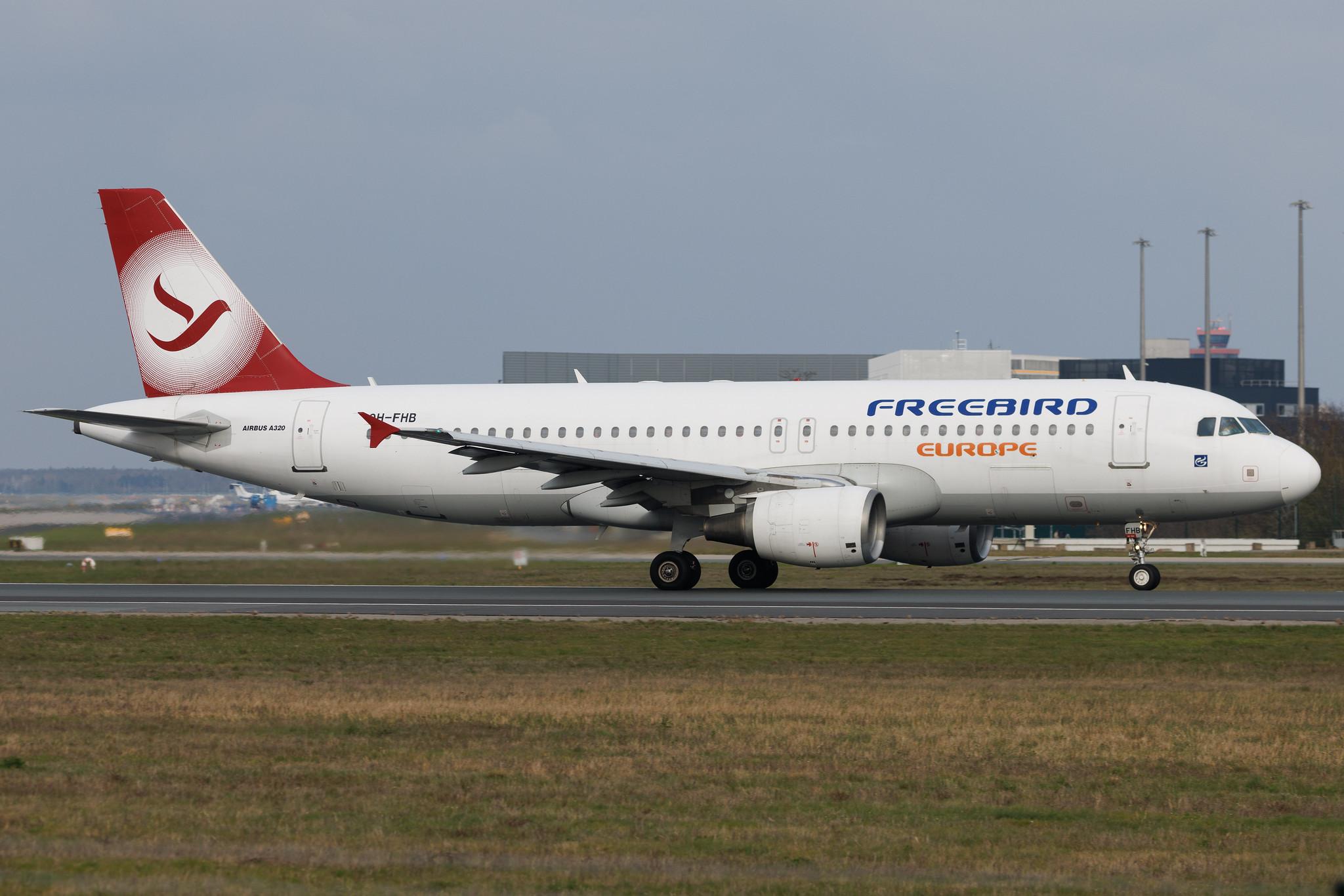 Frankfurt Airport: Freebird Airlines (FH / FHY)| Airbus A320-214 A320 | 9H-FHB | MSN 3025
